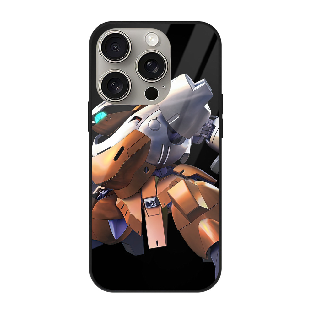 （画像用） 機動戦士ガンダム Mobile Suit Gundam 【iPhone15Pro対応】スマホケース 耐衝撃＆黄変防止 背面ガラス