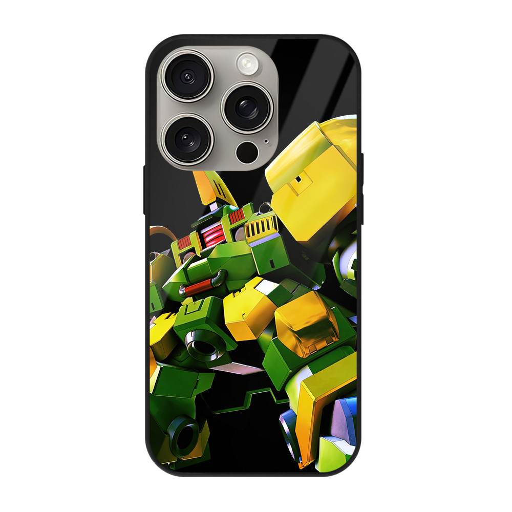 （画像用） 機動戦士ガンダム Mobile Suit Gundam 【iPhone15Pro対応】スマホケース 耐衝撃＆黄変防止 背面ガラス