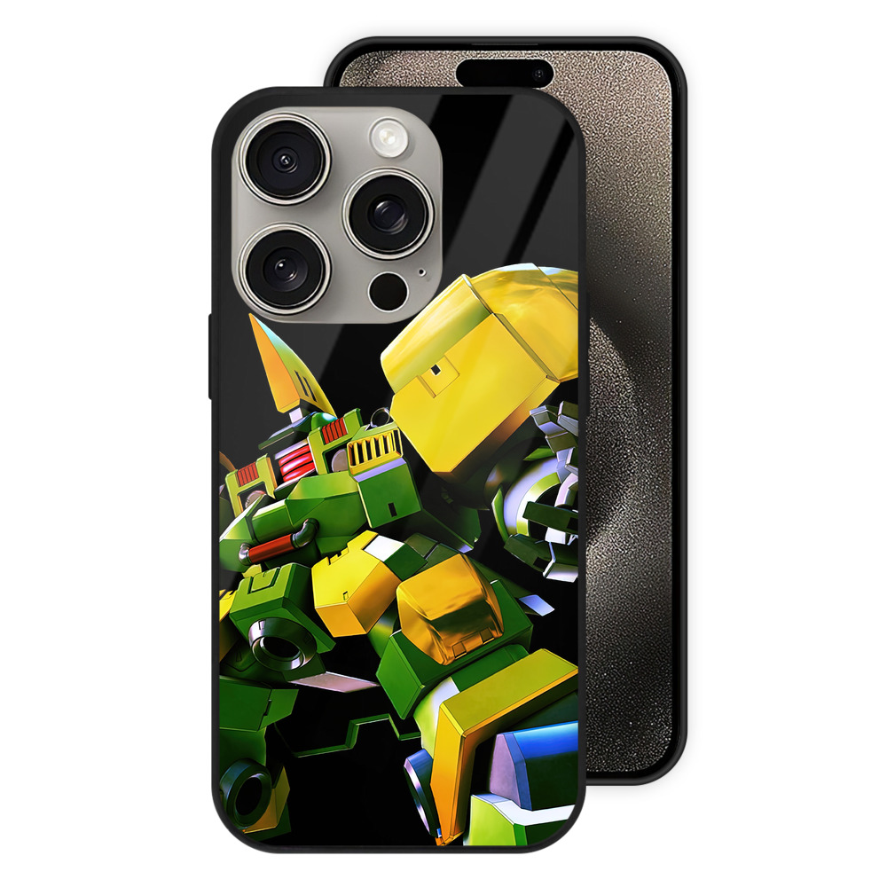 （画像用） 機動戦士ガンダム Mobile Suit Gundam 【iPhone15Pro対応】スマホケース 耐衝撃＆黄変防止 背面ガラス