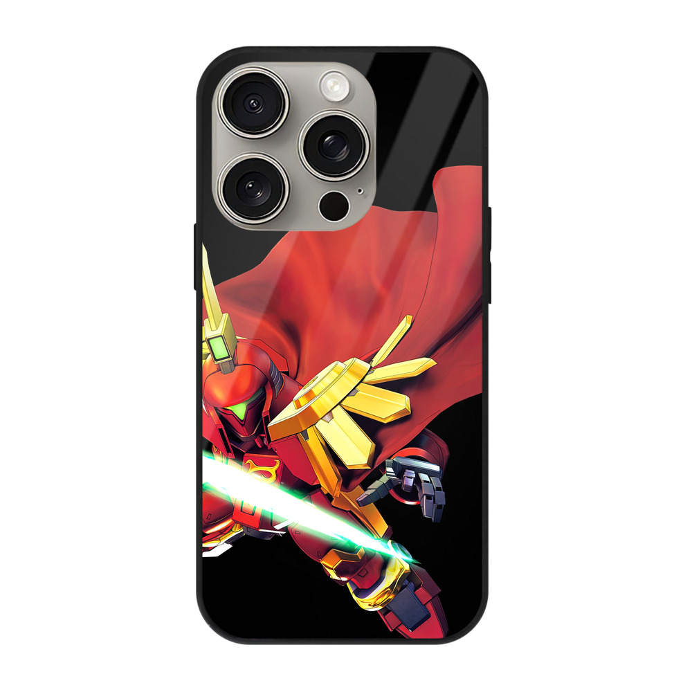 （画像用） 機動戦士ガンダム Mobile Suit Gundam 【iPhone15Pro対応】スマホケース 耐衝撃＆黄変防止 背面ガラス