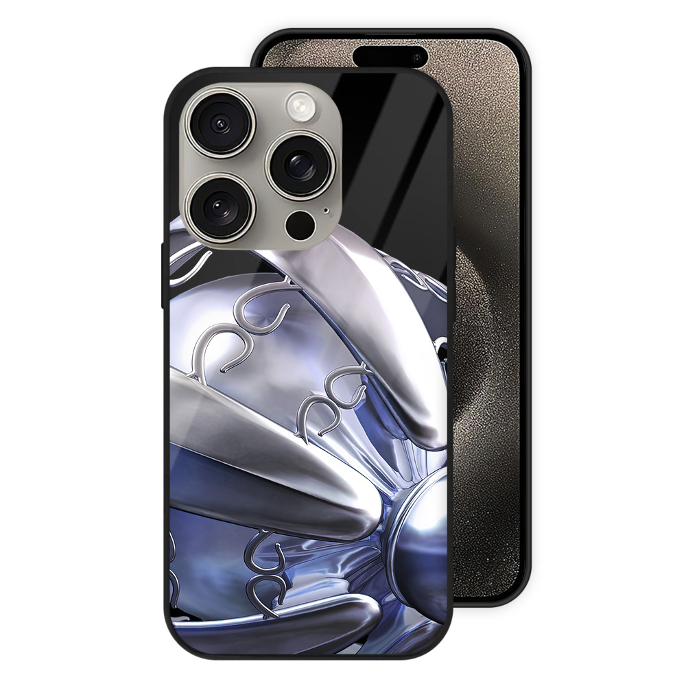 （画像用） 機動戦士ガンダム Mobile Suit Gundam 【iPhone15Pro対応】スマホケース 耐衝撃＆黄変防止 背面ガラス