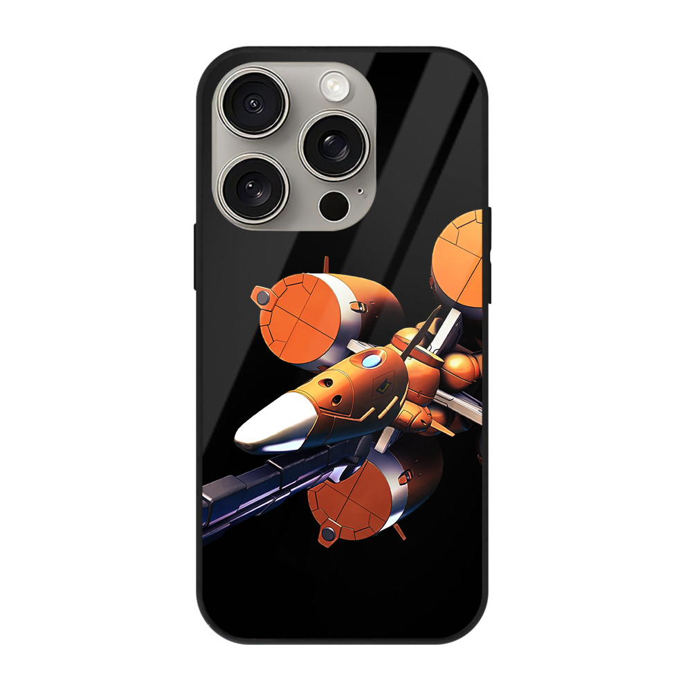 （画像用） 機動戦士ガンダム Mobile Suit Gundam 【iPhone15Pro対応】スマホケース 耐衝撃＆黄変防止 背面ガラス