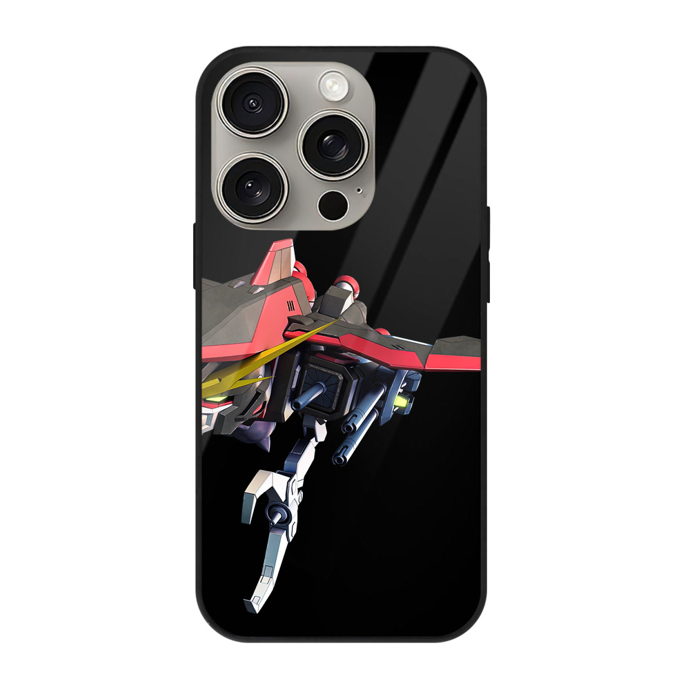 （画像用） 機動戦士ガンダム Mobile Suit Gundam 【iPhone15Pro対応】スマホケース 耐衝撃＆黄変防止 背面ガラス