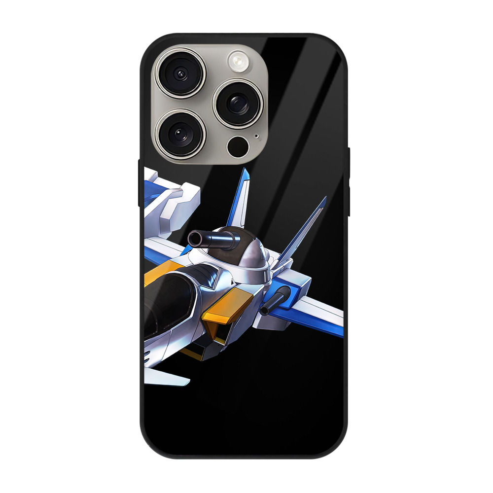 （画像用） 機動戦士ガンダム Mobile Suit Gundam 【iPhone15Pro対応】スマホケース 耐衝撃＆黄変防止 背面ガラス