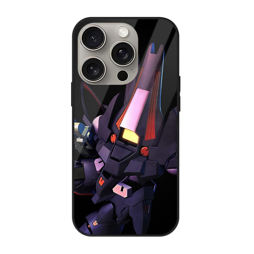 （画像用） 機動戦士ガンダム Mobile Suit Gundam 【iPhone15Pro対応】スマホケース 耐衝撃＆黄変防止 背面ガラス