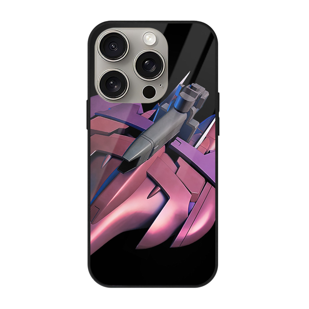 （画像用） 機動戦士ガンダム Mobile Suit Gundam 【iPhone15Pro対応】スマホケース 耐衝撃＆黄変防止 背面ガラス