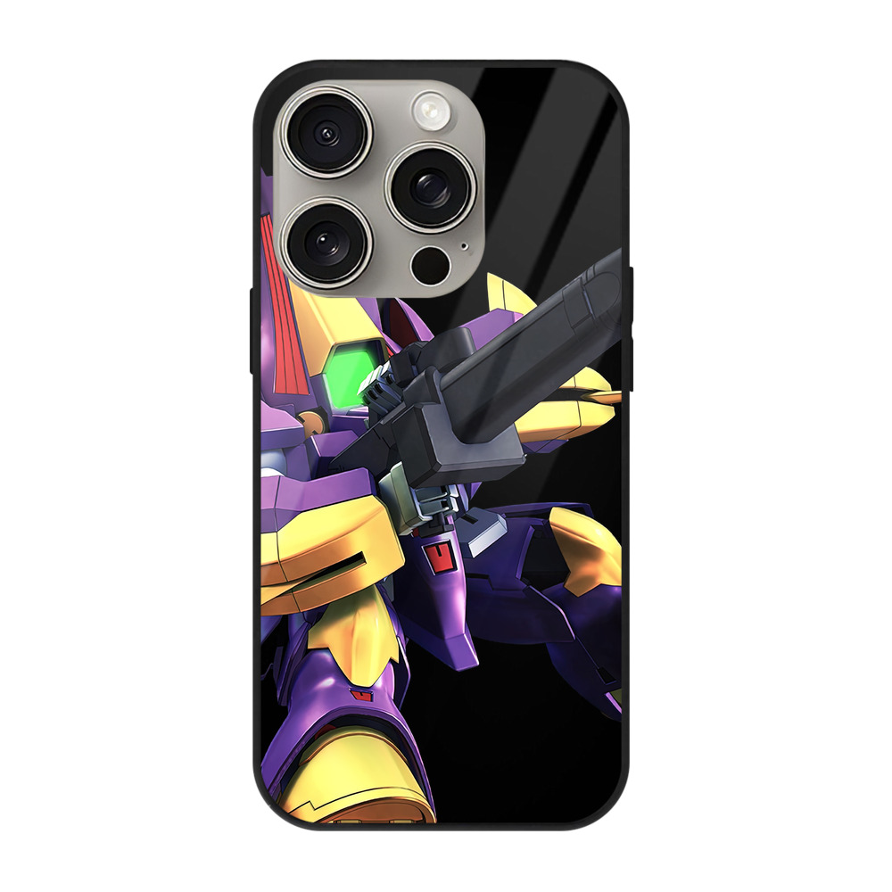 （画像用） 機動戦士ガンダム Mobile Suit Gundam 【iPhone15Pro対応】スマホケース 耐衝撃＆黄変防止 背面ガラス