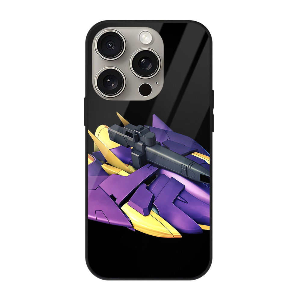 （画像用） 機動戦士ガンダム Mobile Suit Gundam 【iPhone15Pro対応】スマホケース 耐衝撃＆黄変防止 背面ガラス