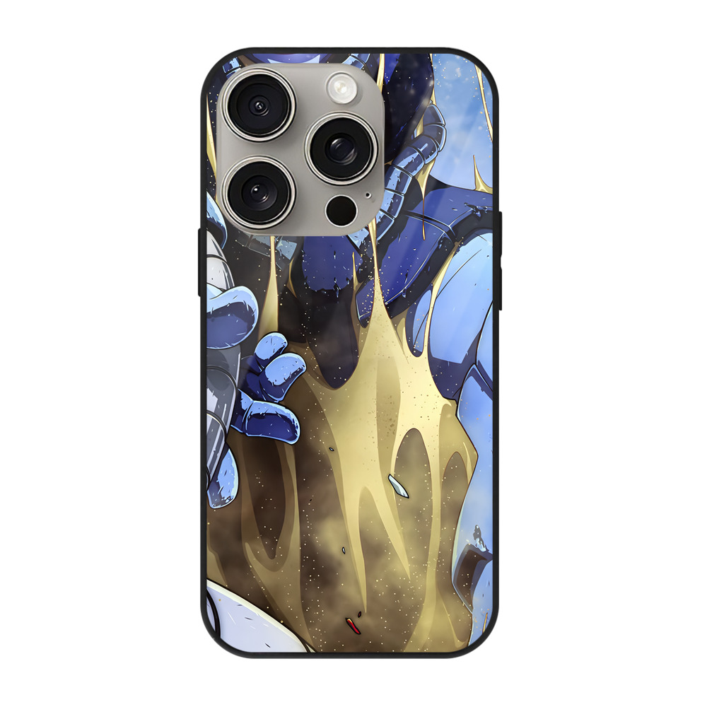 （画像用） 機動戦士ガンダム Mobile Suit Gundam 【iPhone15Pro対応】スマホケース 耐衝撃＆黄変防止 背面ガラス