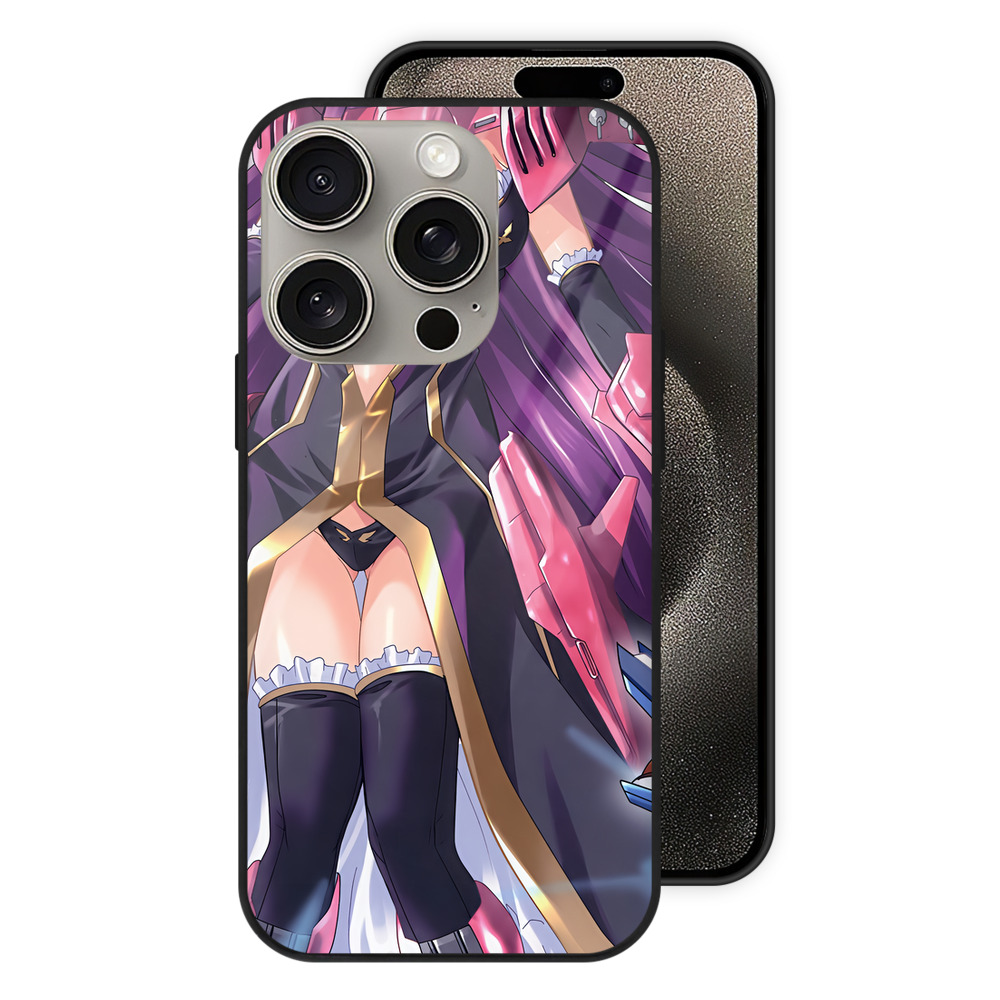 （画像用） 機動戦士ガンダム Mobile Suit Gundam 【iPhone15Pro対応】スマホケース 耐衝撃＆黄変防止 背面ガラス