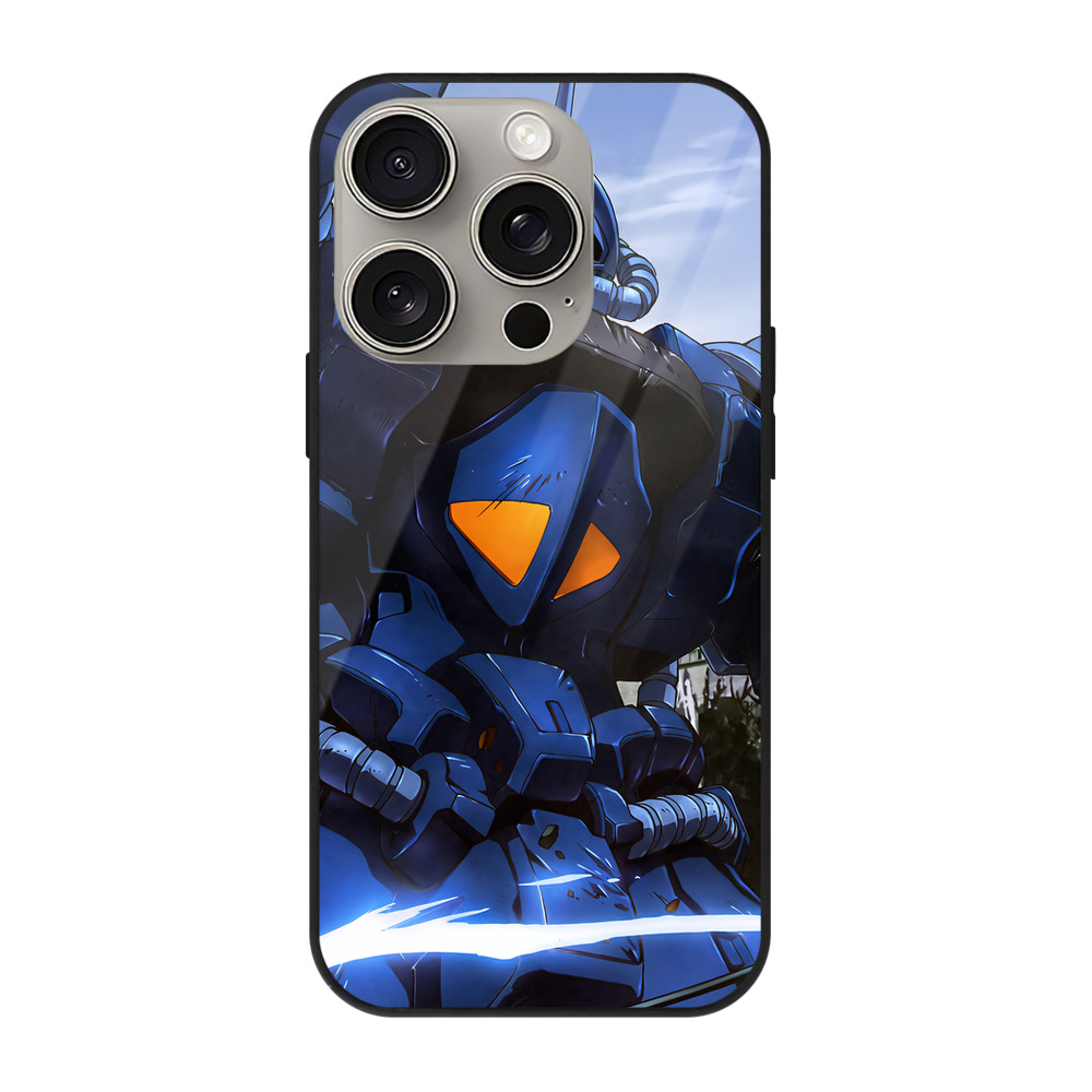 （画像用） 機動戦士ガンダム Mobile Suit Gundam 【iPhone15Pro対応】スマホケース 耐衝撃＆黄変防止 背面ガラス