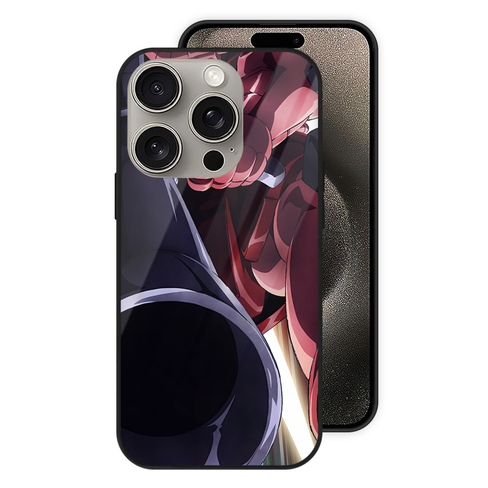 （画像用） 機動戦士ガンダム Mobile Suit Gundam 【iPhone15Pro対応】スマホケース 耐衝撃＆黄変防止 背面ガラス