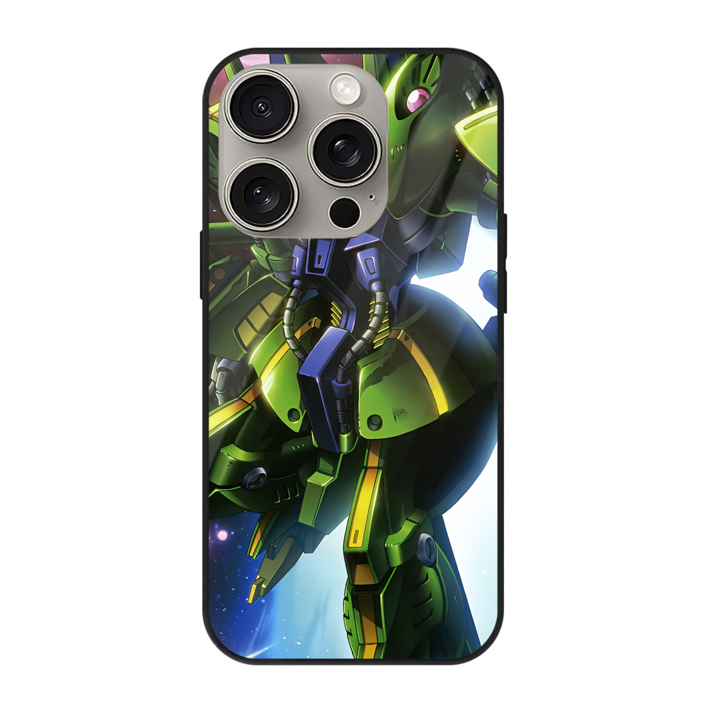 （画像用） 機動戦士ガンダム Mobile Suit Gundam 【iPhone15Pro対応】スマホケース 耐衝撃＆黄変防止 背面ガラス