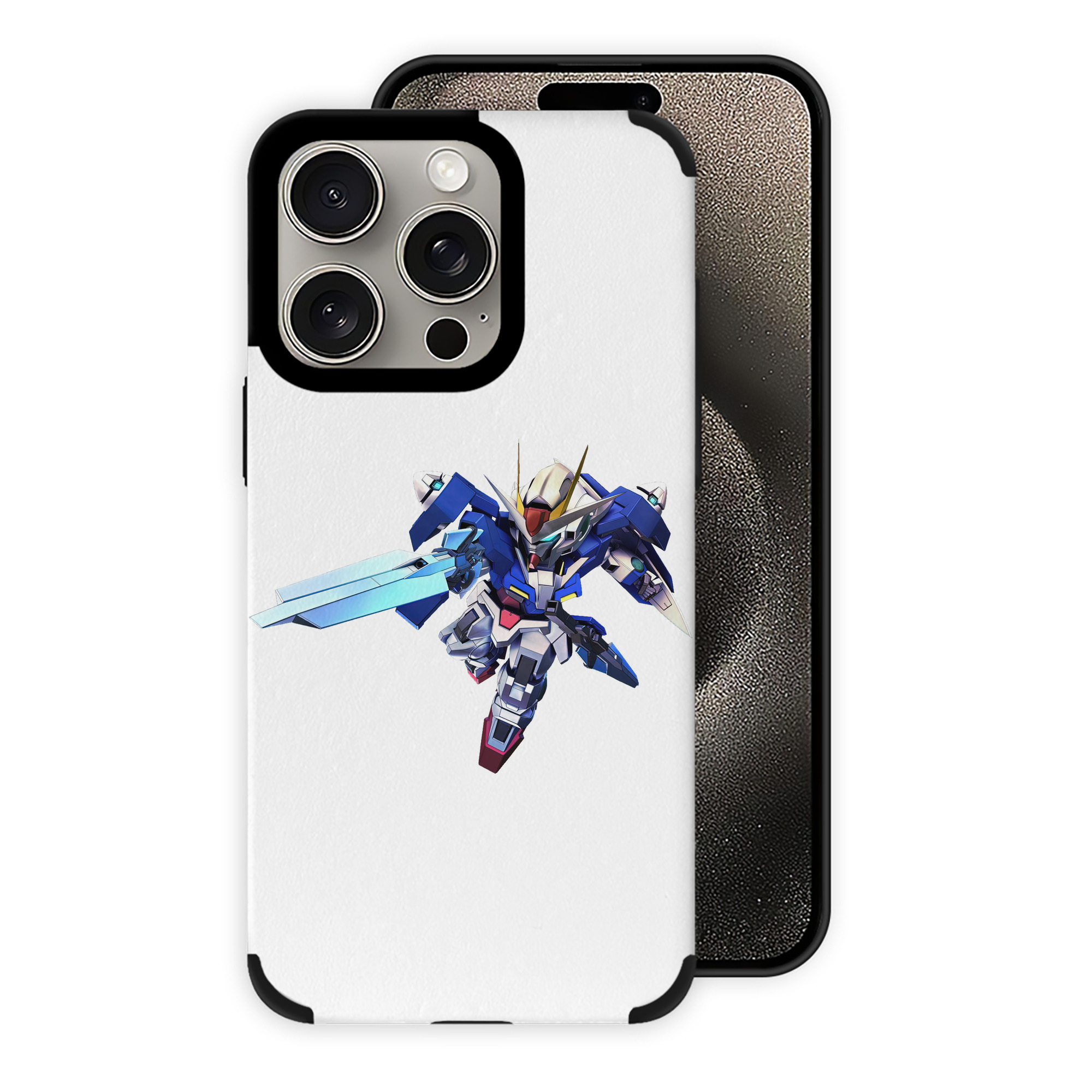 （画像用） 機動戦士ガンダム Mobile Suit Gundam 【iPhone15ProMax対応】 PUレザー スマホケース 耐衝撃＆黄変防止
