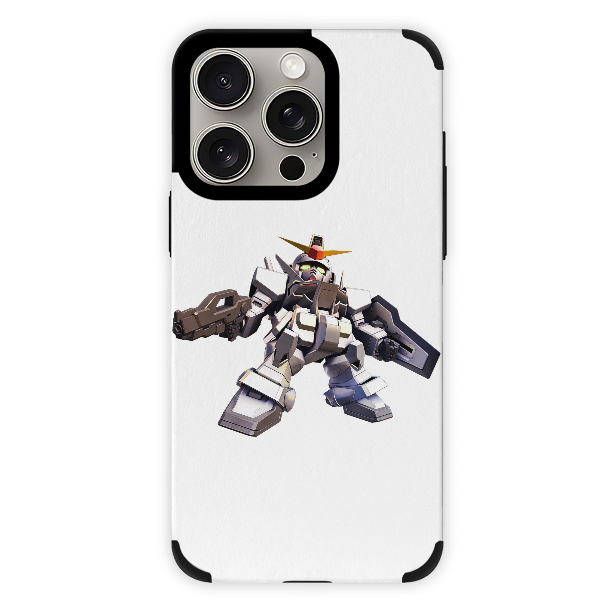 （画像用） 機動戦士ガンダム Mobile Suit Gundam 【iPhone15ProMax対応】 PUレザー スマホケース 耐衝撃＆黄変防止