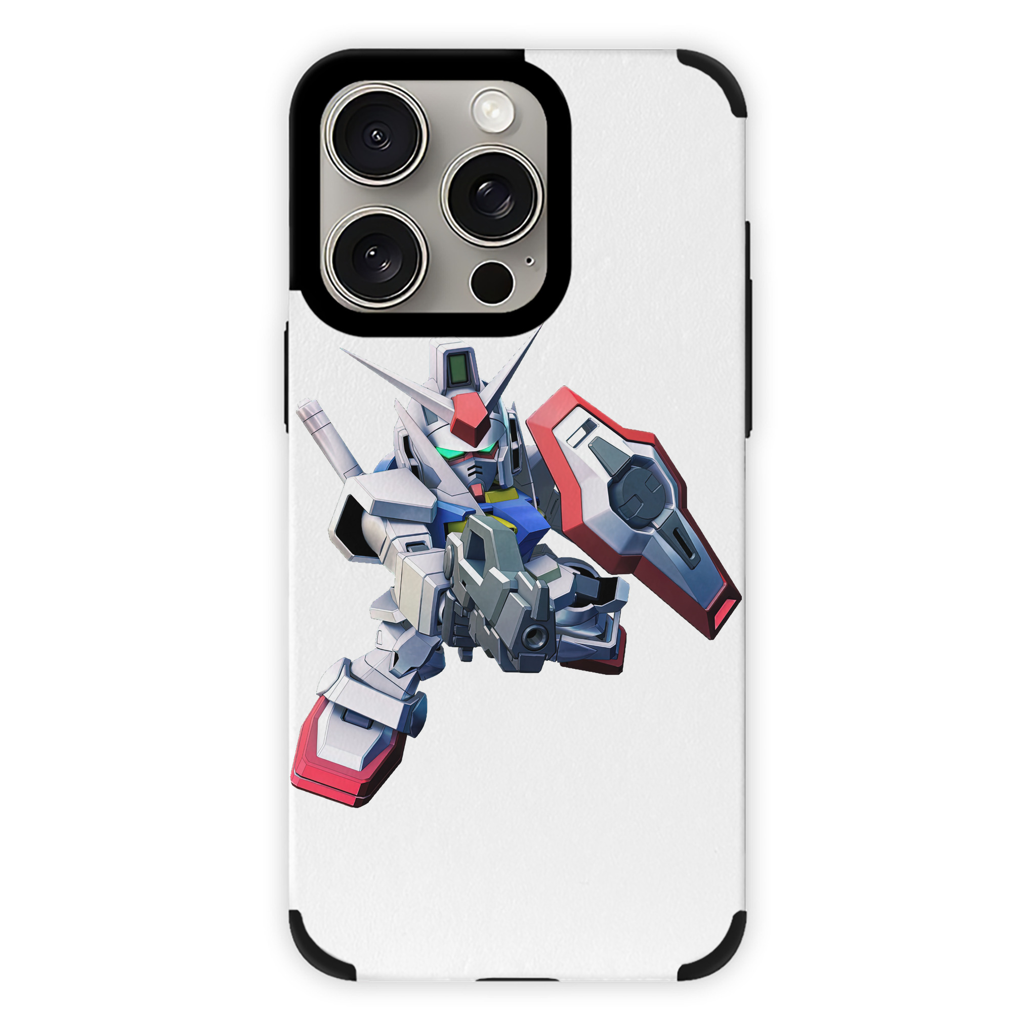 （画像用） 機動戦士ガンダム Mobile Suit Gundam 【iPhone15ProMax対応】 PUレザー スマホケース 耐衝撃＆黄変防止