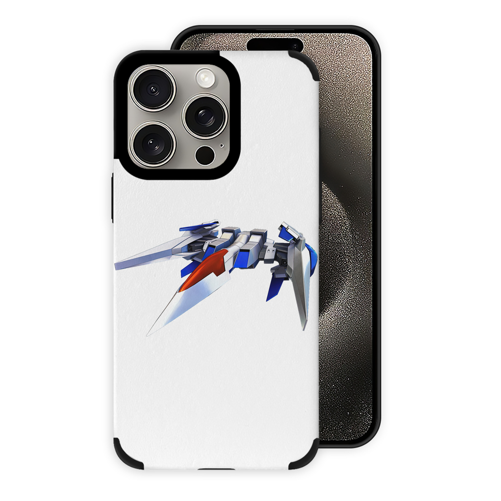 （画像用） 機動戦士ガンダム Mobile Suit Gundam 【iPhone15ProMax対応】 PUレザー スマホケース 耐衝撃＆黄変防止