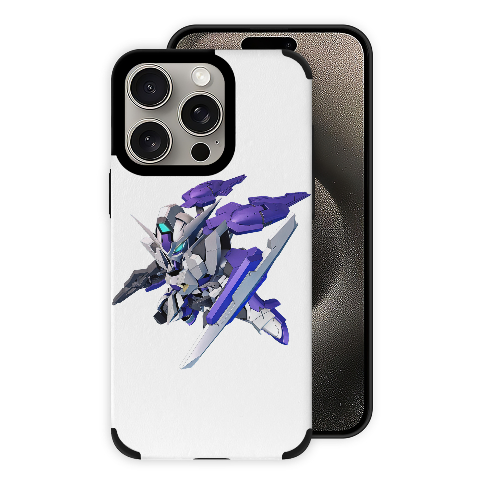 （画像用） 機動戦士ガンダム Mobile Suit Gundam 【iPhone15ProMax対応】 PUレザー スマホケース 耐衝撃＆黄変防止
