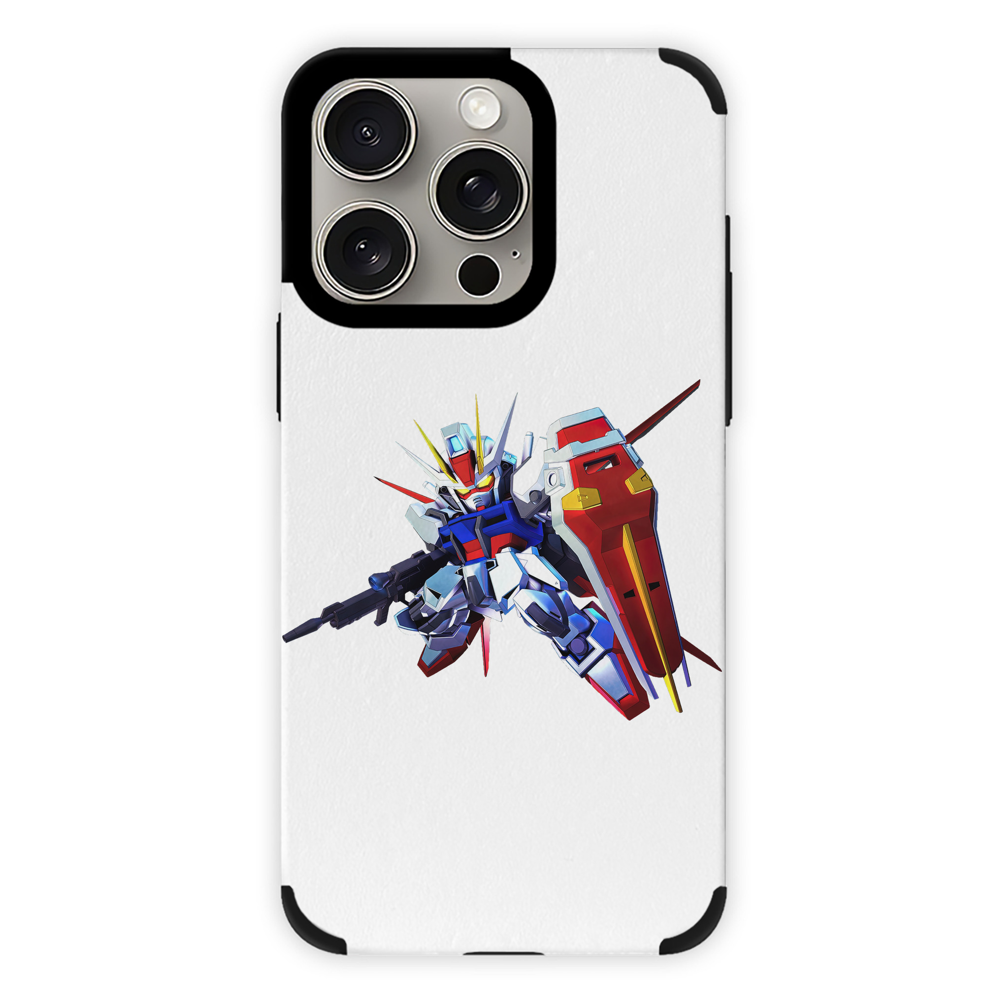 （画像用） 機動戦士ガンダム Mobile Suit Gundam 【iPhone15ProMax対応】 PUレザー スマホケース 耐衝撃＆黄変防止