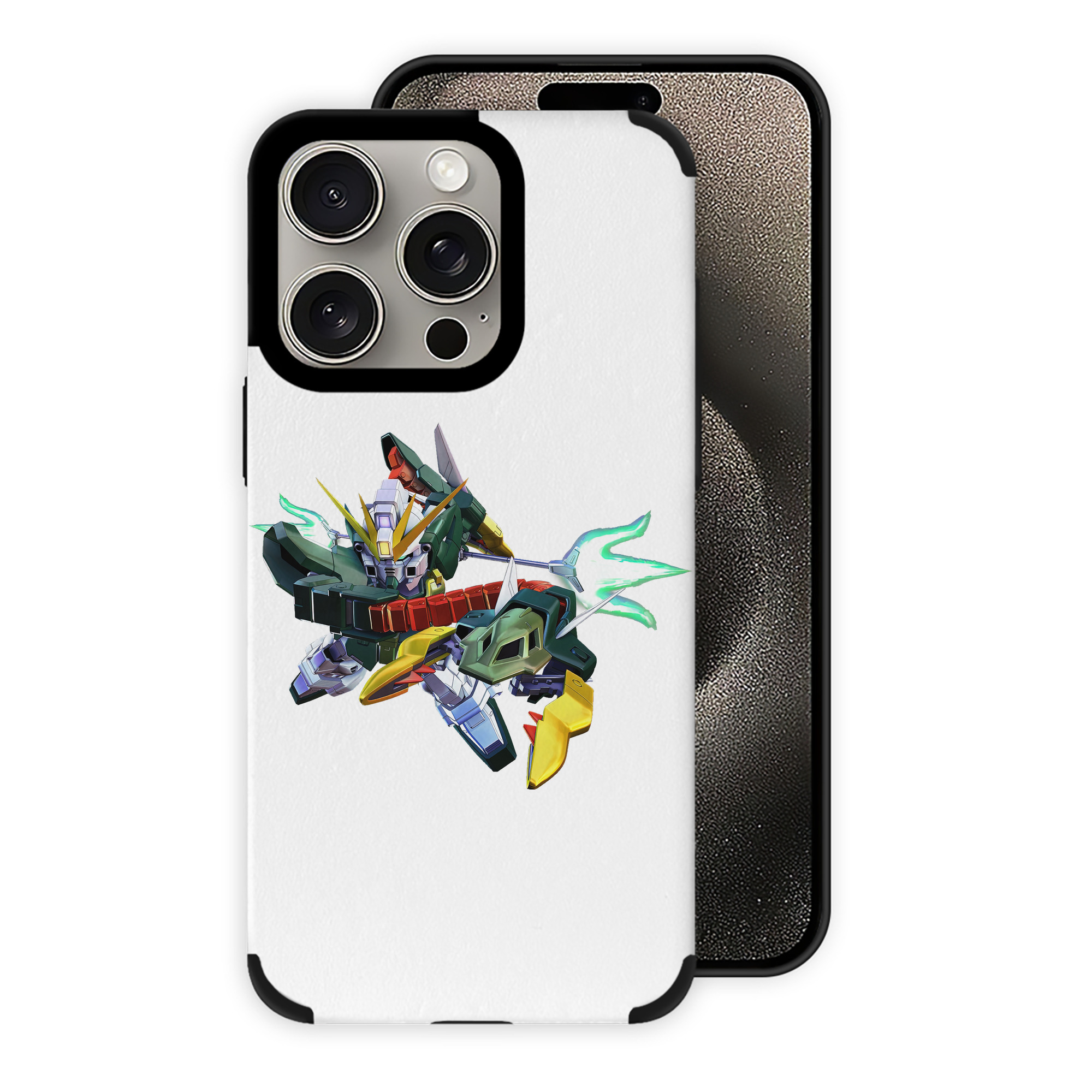 （画像用） 機動戦士ガンダム Mobile Suit Gundam 【iPhone15ProMax対応】 PUレザー スマホケース 耐衝撃＆黄変防止