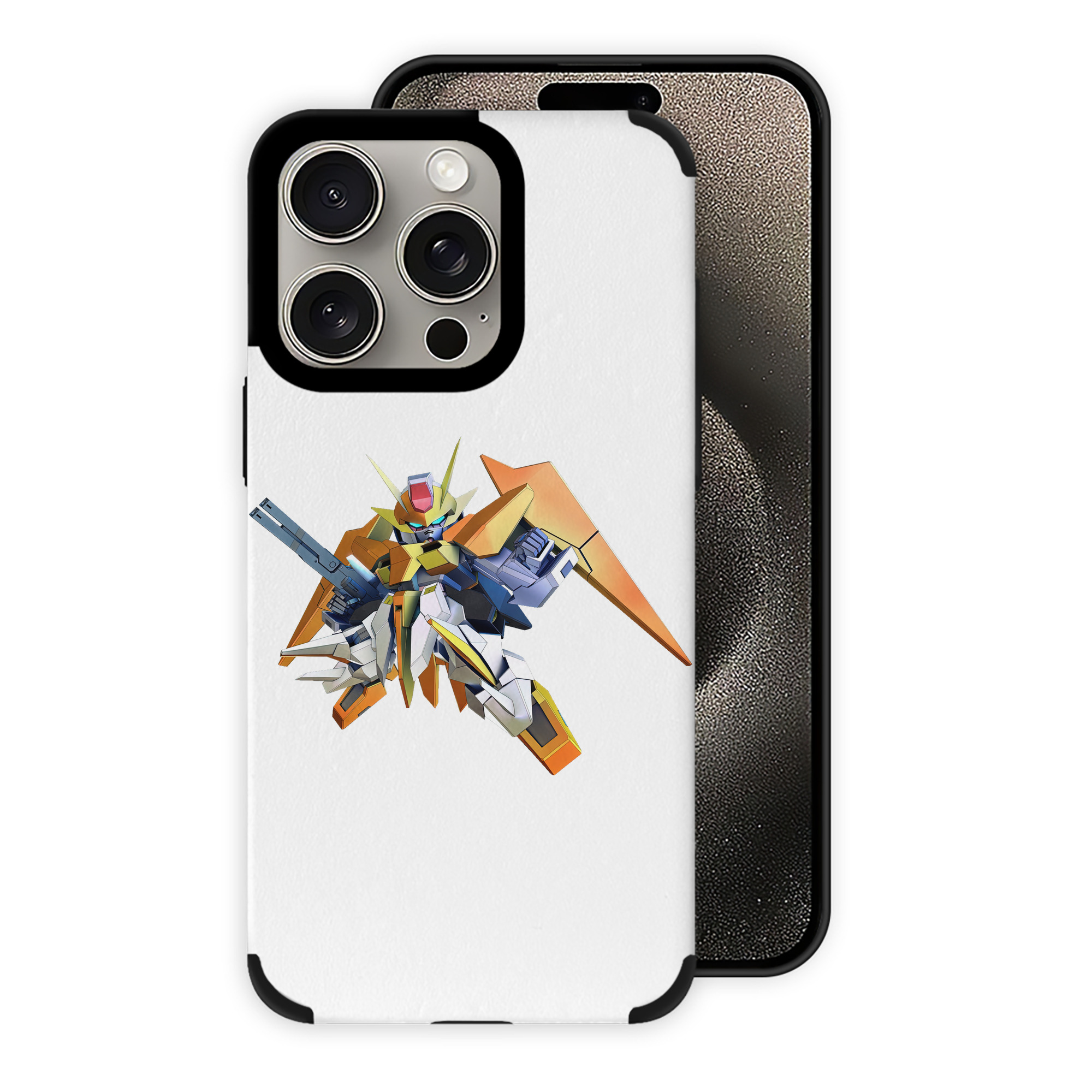 （画像用） 機動戦士ガンダム Mobile Suit Gundam 【iPhone15ProMax対応】 PUレザー スマホケース 耐衝撃＆黄変防止