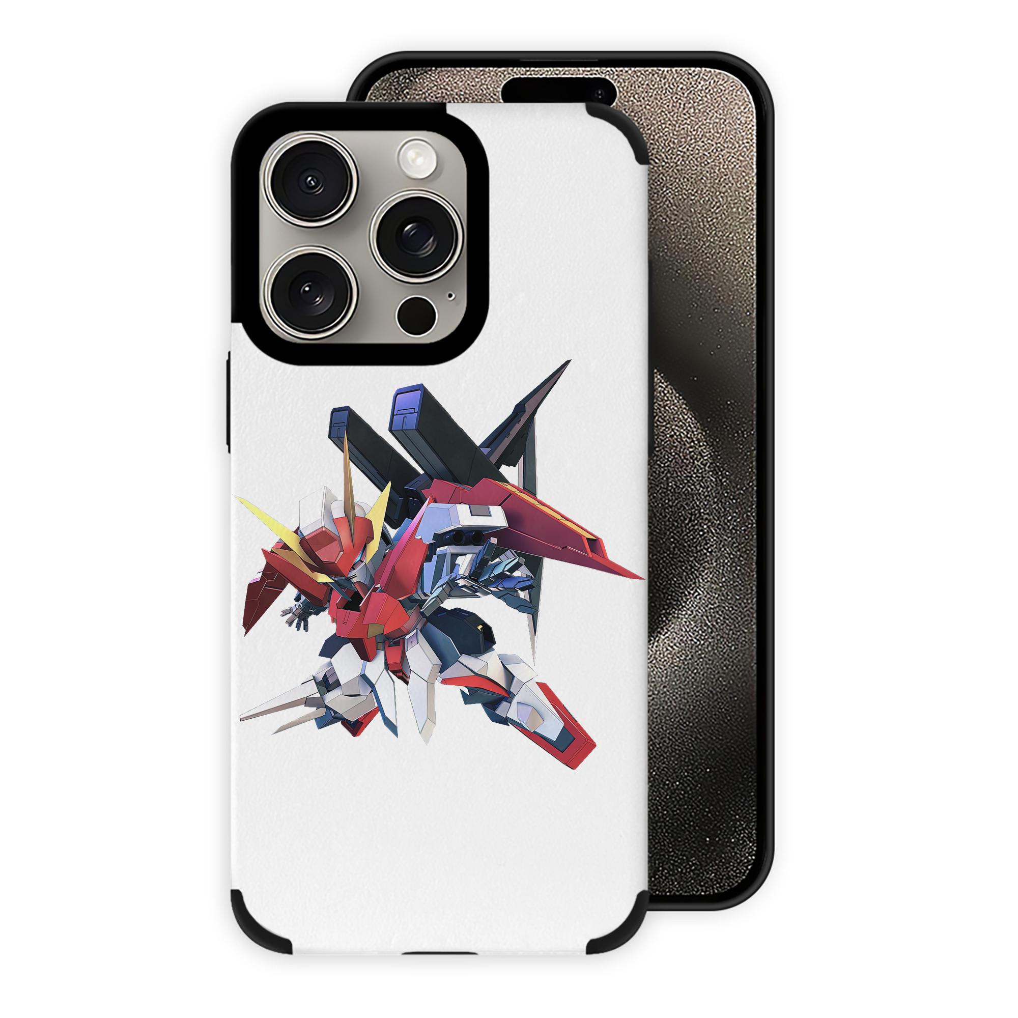（画像用） 機動戦士ガンダム Mobile Suit Gundam 【iPhone15ProMax対応】 PUレザー スマホケース 耐衝撃＆黄変防止