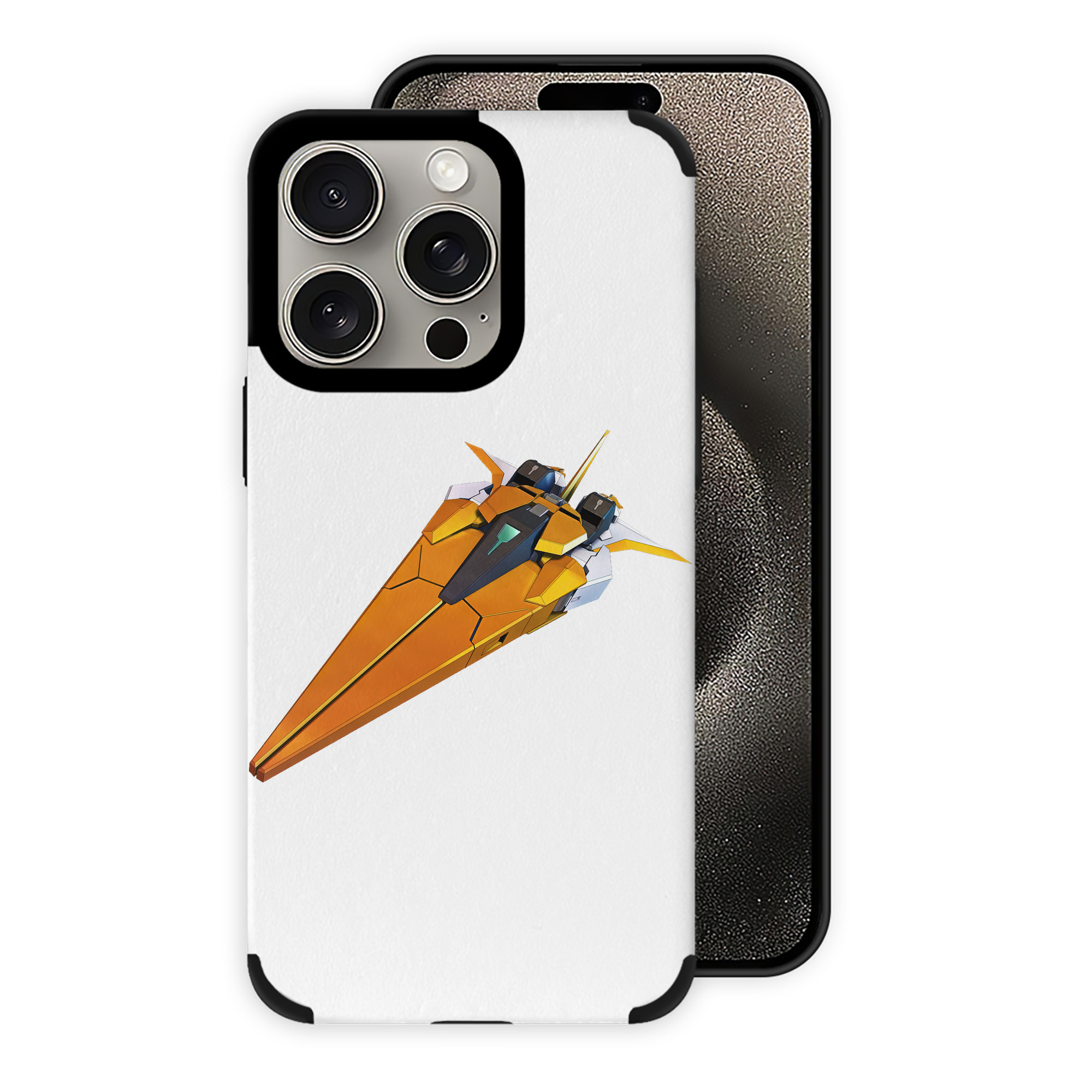 （画像用） 機動戦士ガンダム Mobile Suit Gundam 【iPhone15ProMax対応】 PUレザー スマホケース 耐衝撃＆黄変防止