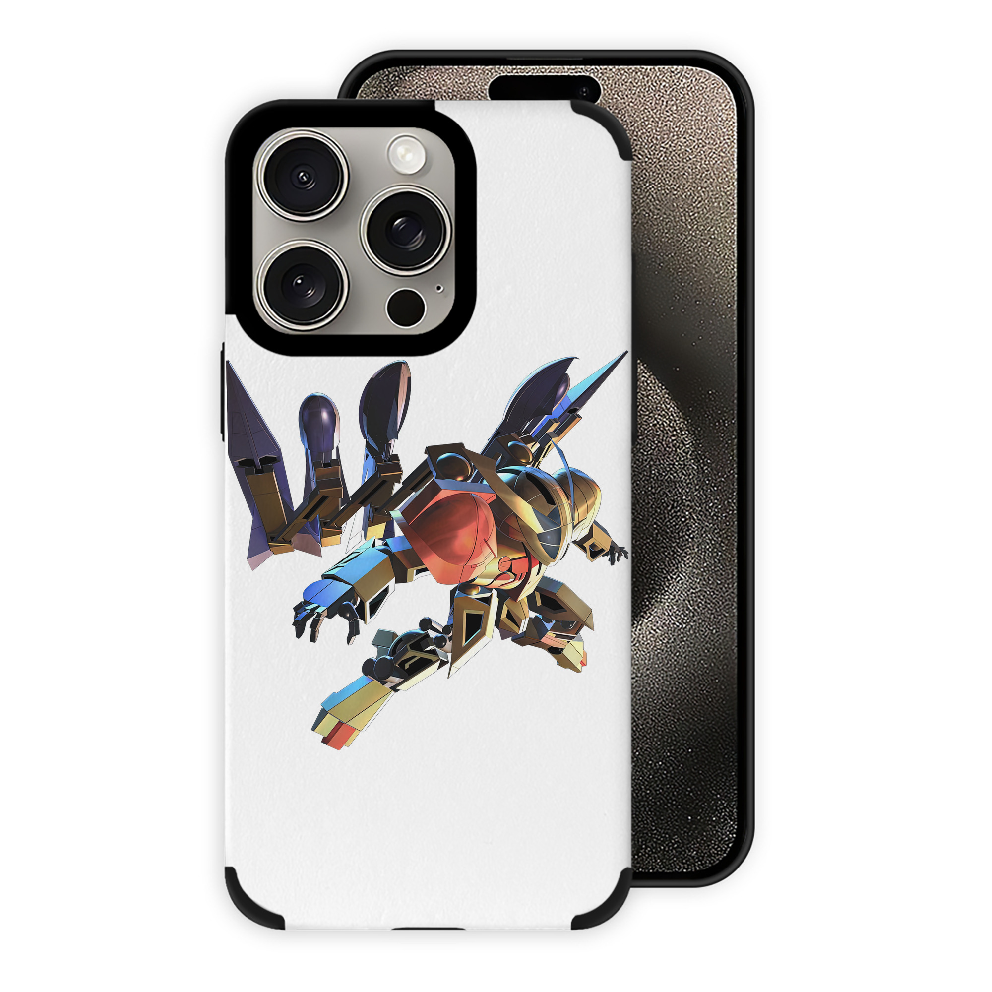 （画像用） 機動戦士ガンダム Mobile Suit Gundam 【iPhone15ProMax対応】 PUレザー スマホケース 耐衝撃＆黄変防止