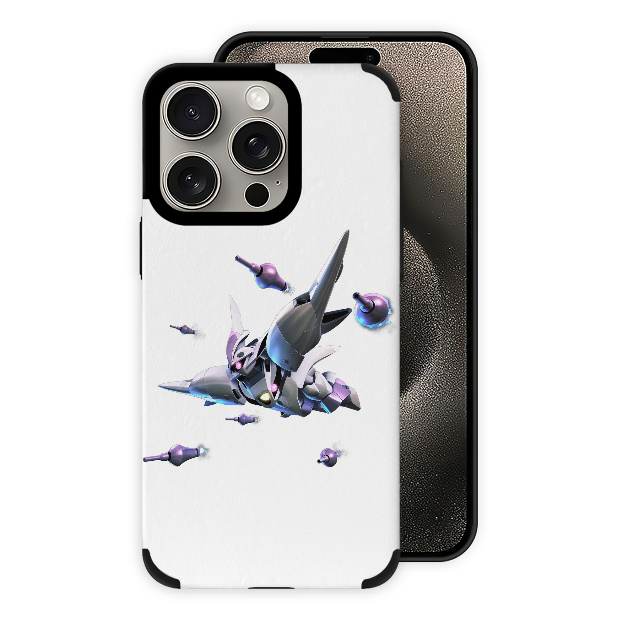 （画像用） 機動戦士ガンダム Mobile Suit Gundam 【iPhone15ProMax対応】 PUレザー スマホケース 耐衝撃＆黄変防止