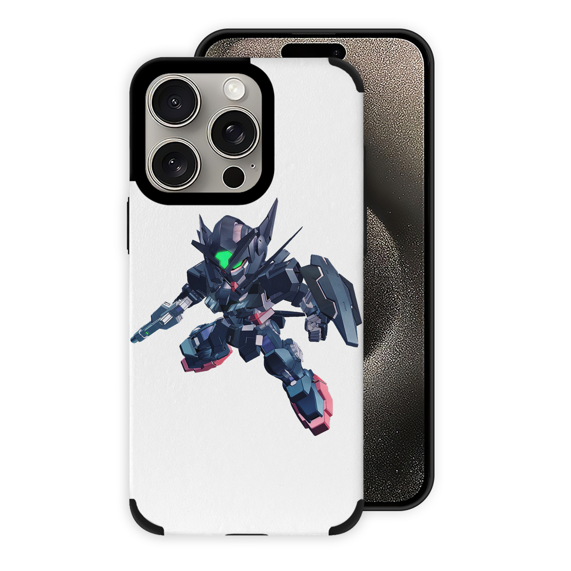 （画像用） 機動戦士ガンダム Mobile Suit Gundam 【iPhone15ProMax対応】 PUレザー スマホケース 耐衝撃＆黄変防止
