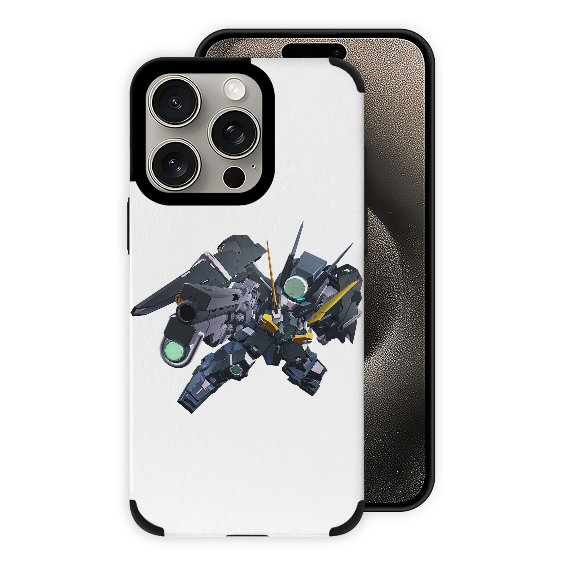 （画像用） 機動戦士ガンダム Mobile Suit Gundam 【iPhone15ProMax対応】 PUレザー スマホケース 耐衝撃＆黄変防止