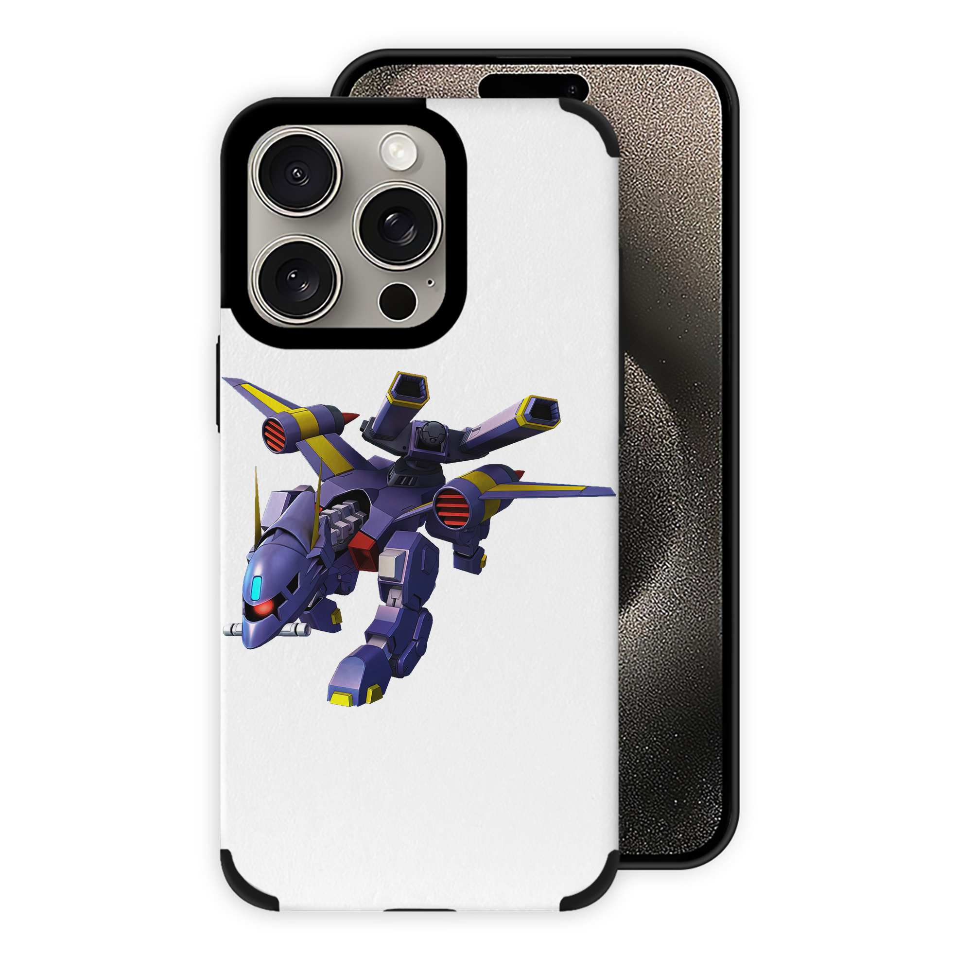 （画像用） 機動戦士ガンダム Mobile Suit Gundam 【iPhone15ProMax対応】 PUレザー スマホケース 耐衝撃＆黄変防止