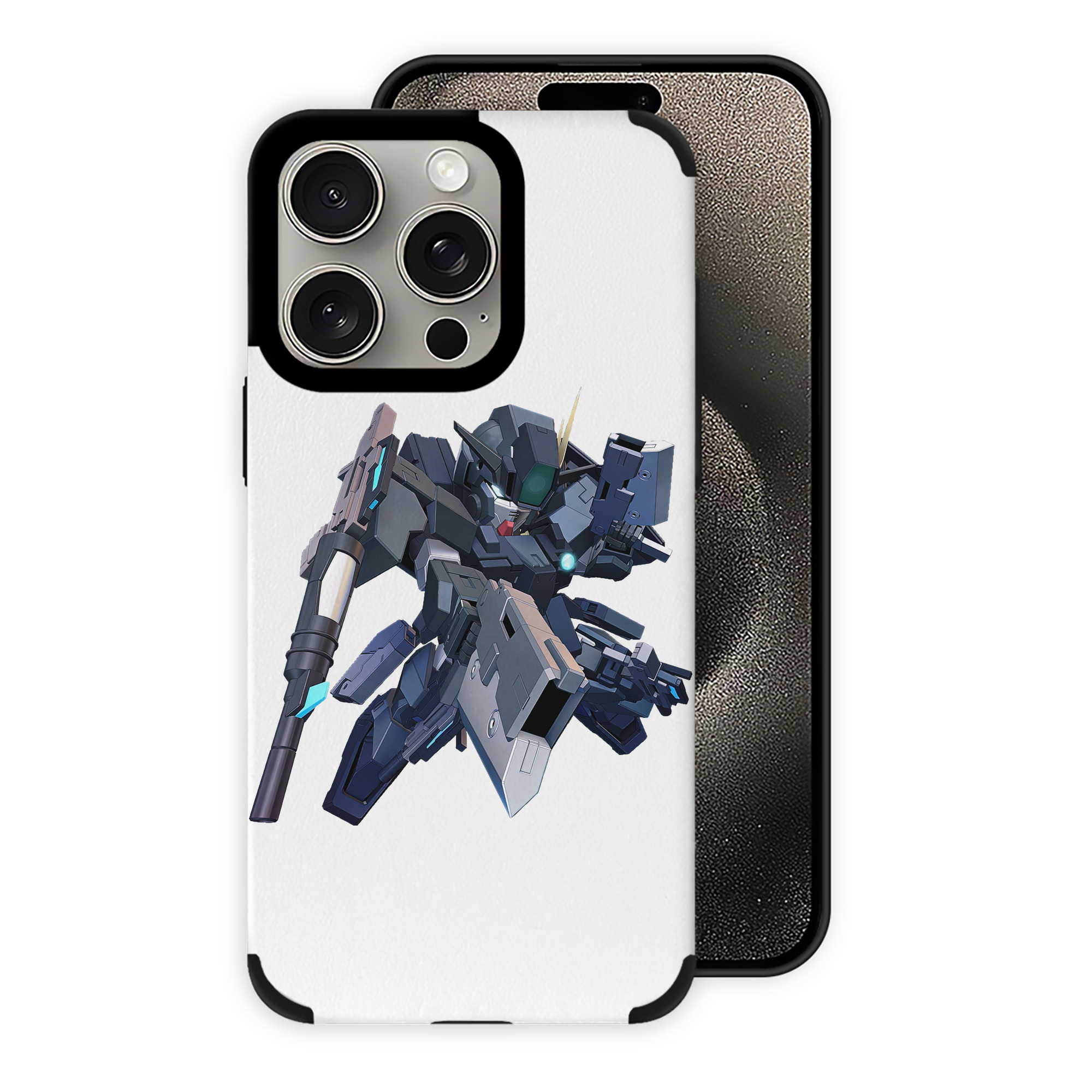 （画像用） 機動戦士ガンダム Mobile Suit Gundam 【iPhone15ProMax対応】 PUレザー スマホケース 耐衝撃＆黄変防止