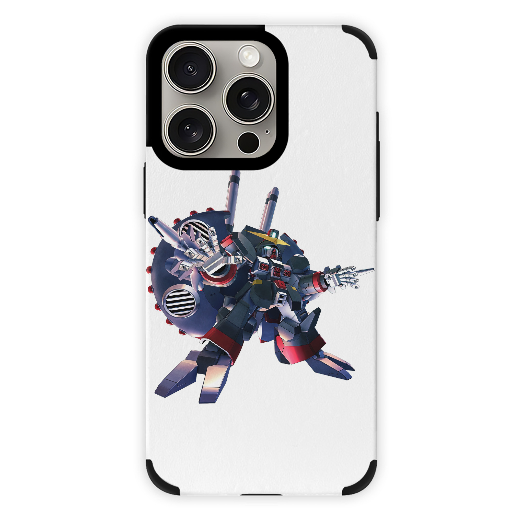 （画像用） 機動戦士ガンダム Mobile Suit Gundam 【iPhone15ProMax対応】 PUレザー スマホケース 耐衝撃＆黄変防止