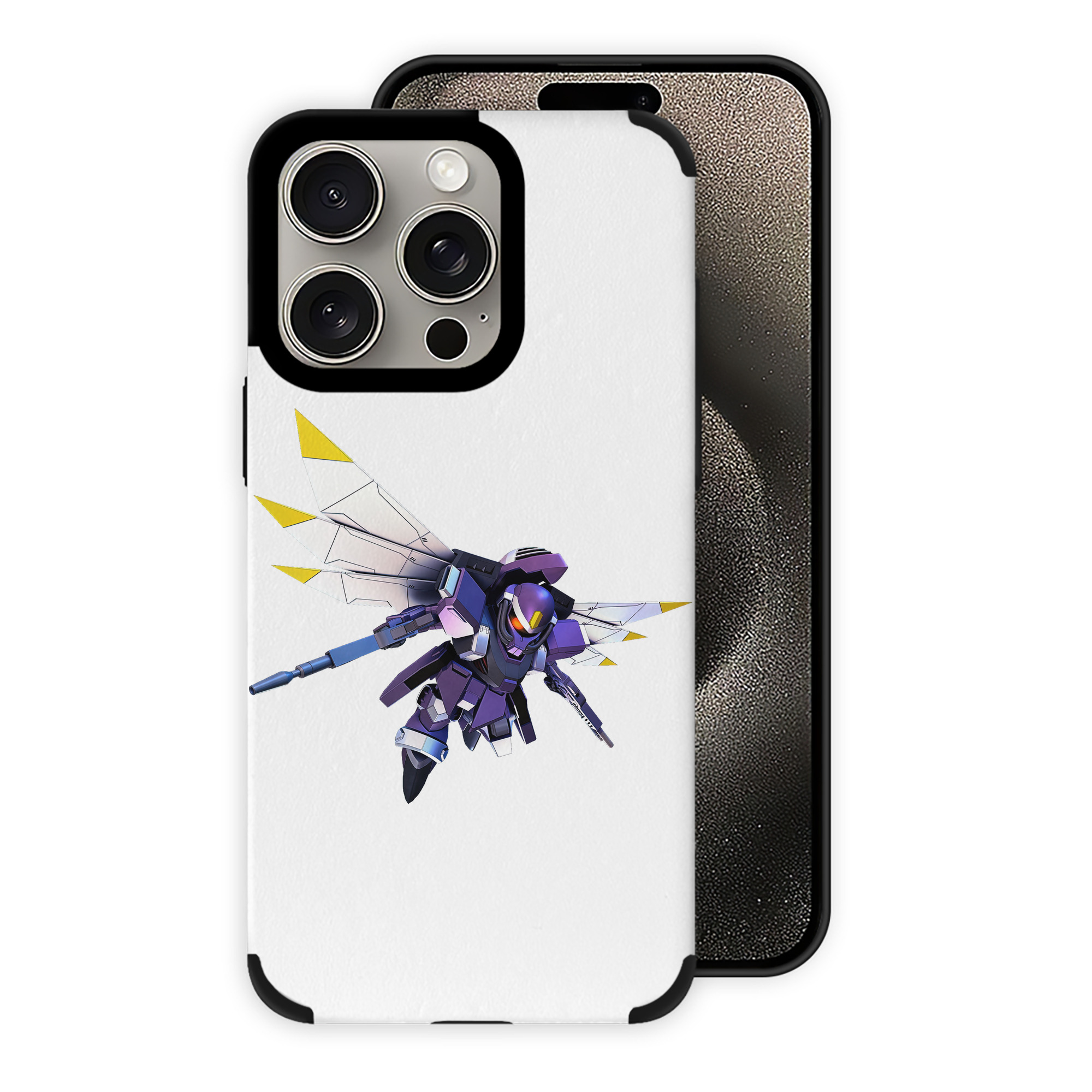 （画像用） 機動戦士ガンダム Mobile Suit Gundam 【iPhone15ProMax対応】 PUレザー スマホケース 耐衝撃＆黄変防止