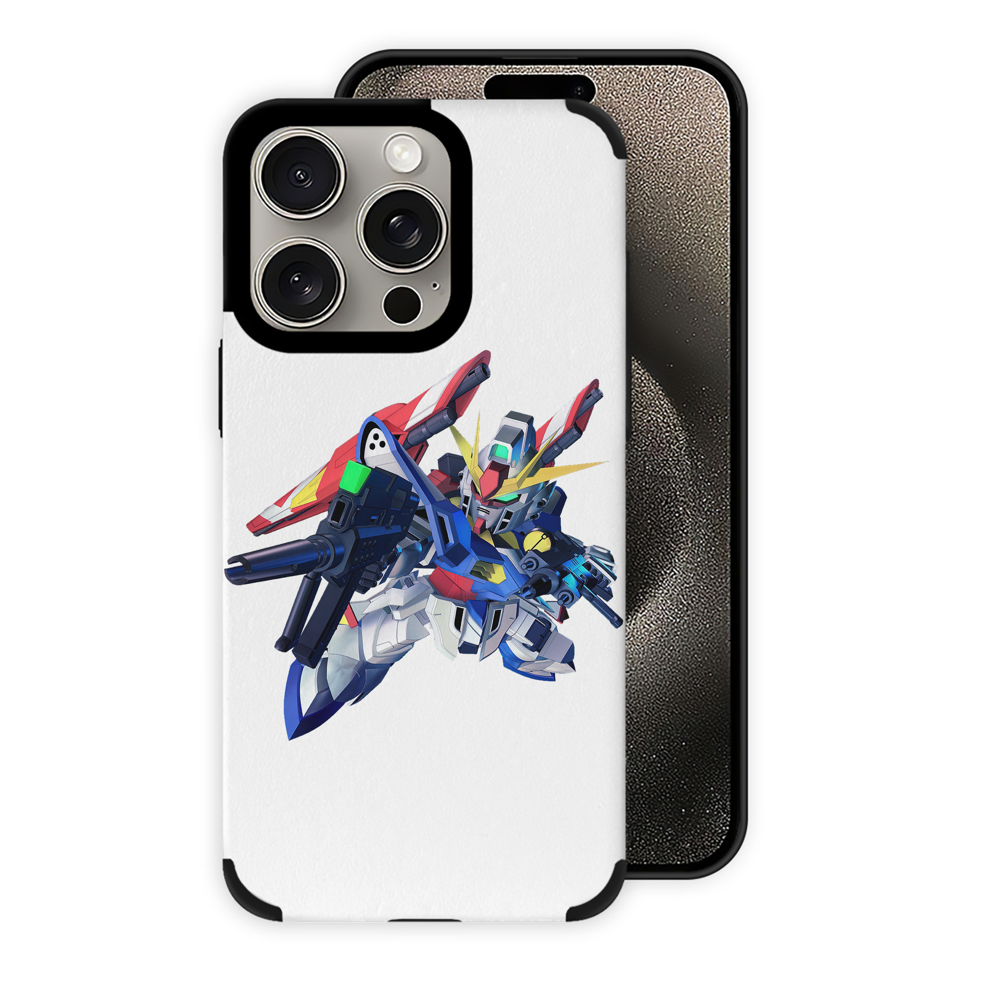 （画像用） 機動戦士ガンダム Mobile Suit Gundam 【iPhone15ProMax対応】 PUレザー スマホケース 耐衝撃＆黄変防止