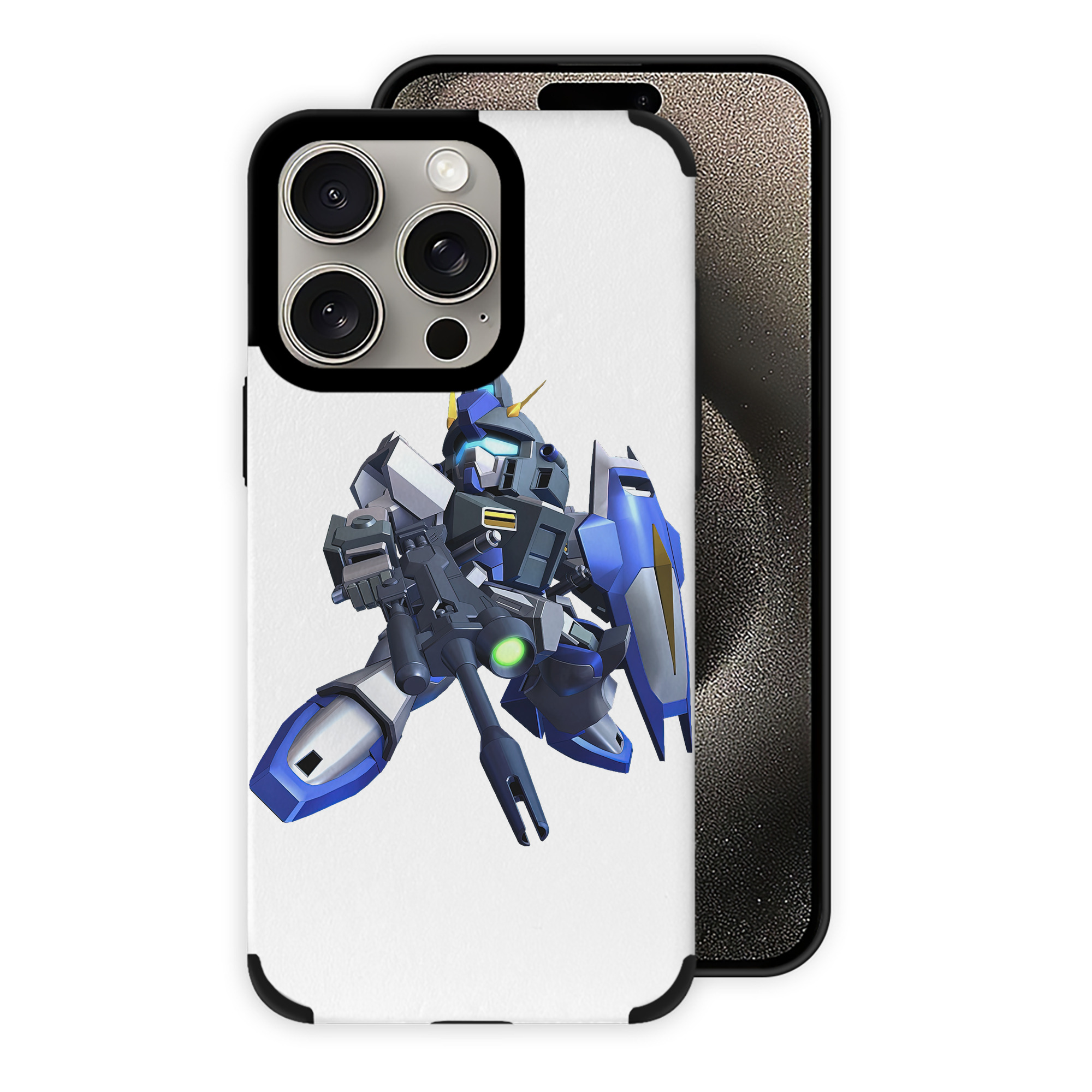 （画像用） 機動戦士ガンダム Mobile Suit Gundam 【iPhone15ProMax対応】 PUレザー スマホケース 耐衝撃＆黄変防止