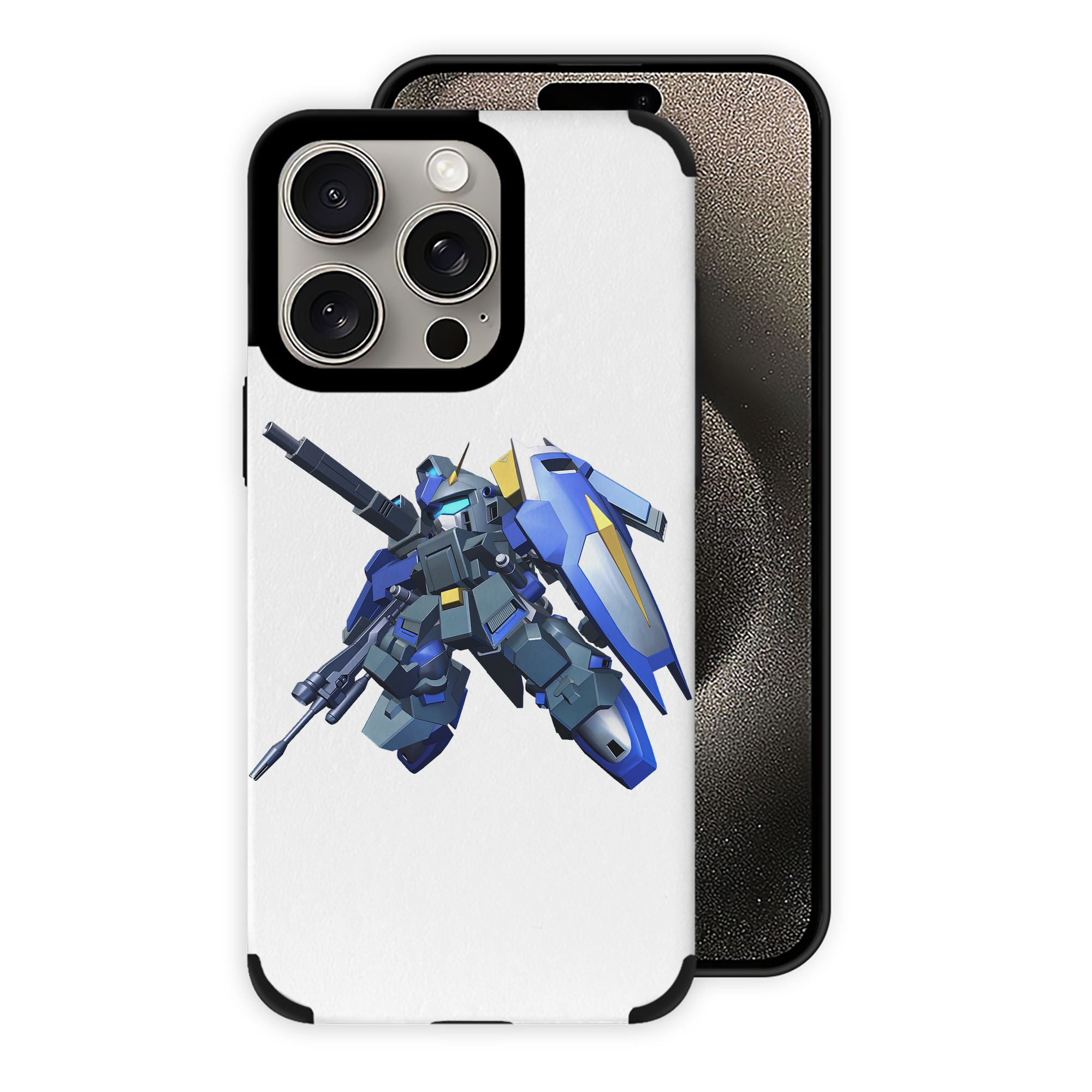 （画像用） 機動戦士ガンダム Mobile Suit Gundam 【iPhone15ProMax対応】 PUレザー スマホケース 耐衝撃＆黄変防止