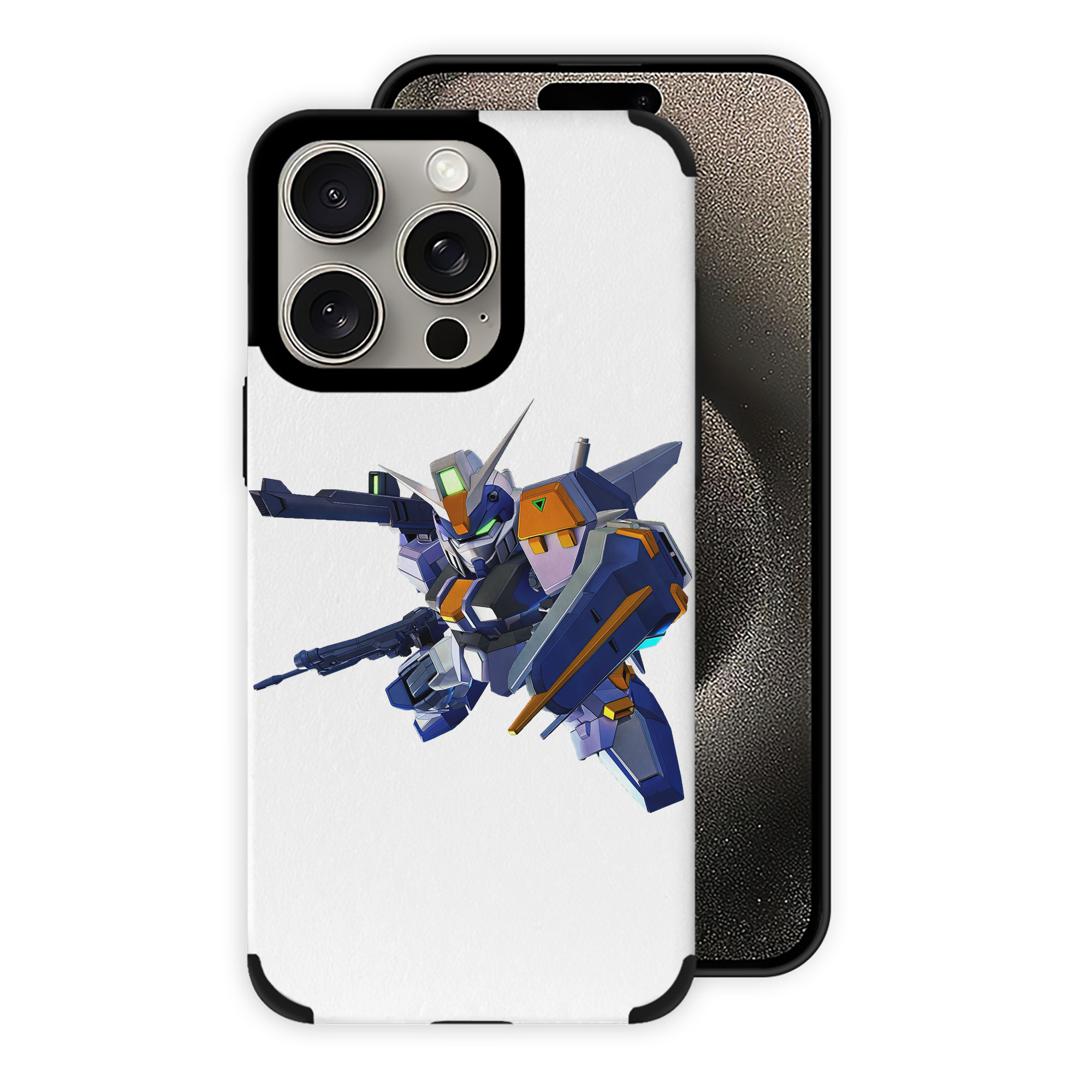 （画像用） 機動戦士ガンダム Mobile Suit Gundam 【iPhone15ProMax対応】 PUレザー スマホケース 耐衝撃＆黄変防止