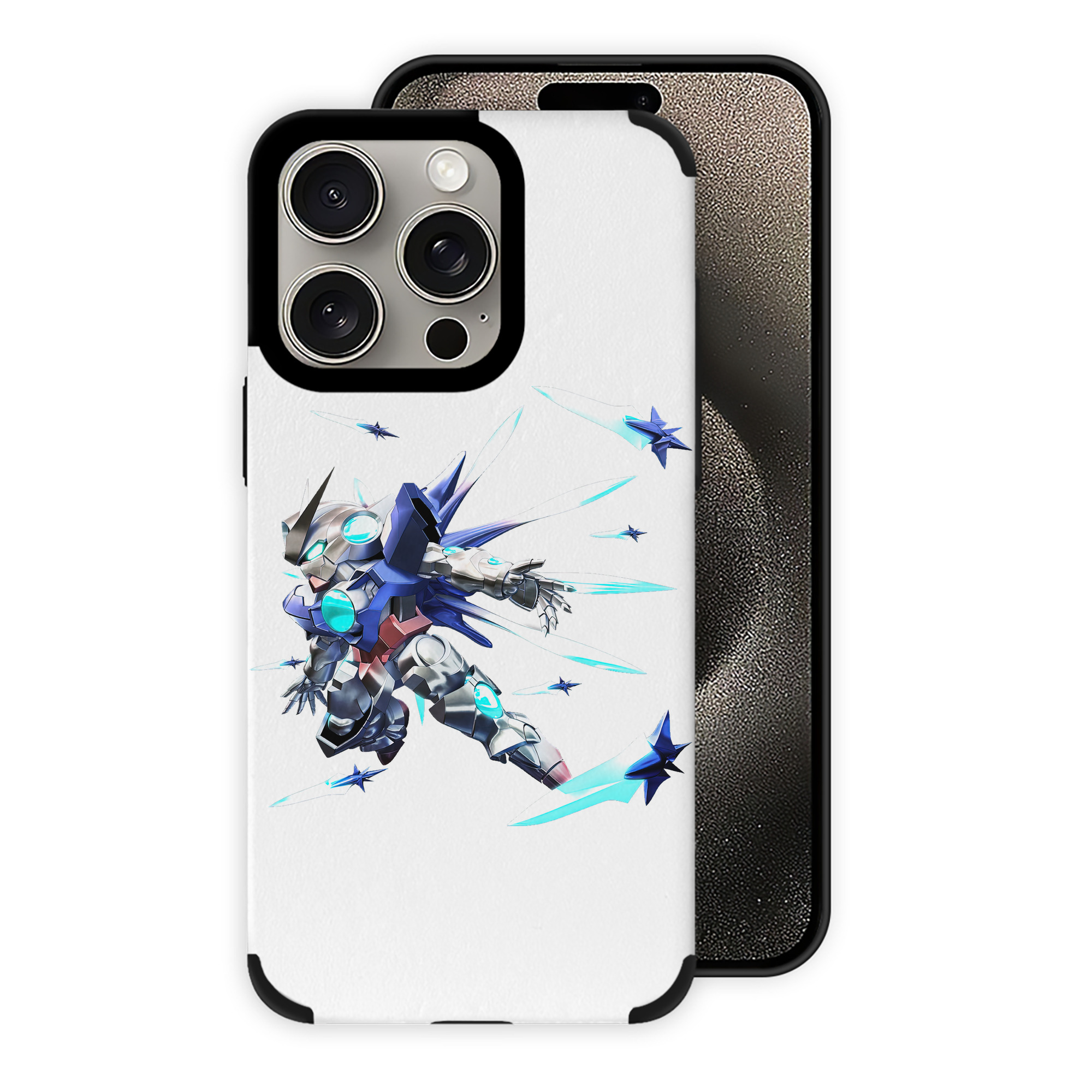 （画像用） 機動戦士ガンダム Mobile Suit Gundam 【iPhone15ProMax対応】 PUレザー スマホケース 耐衝撃＆黄変防止