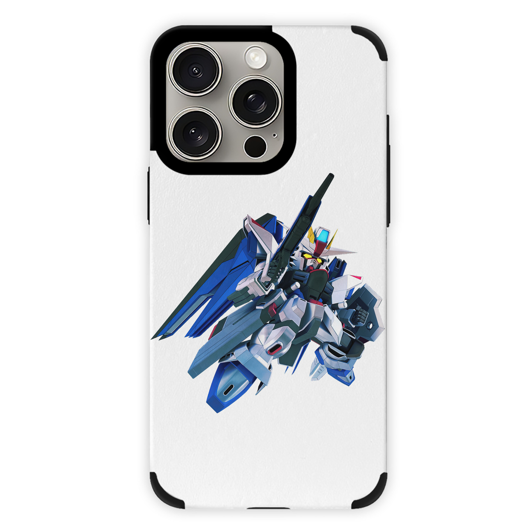（画像用） 機動戦士ガンダム Mobile Suit Gundam 【iPhone15ProMax対応】 PUレザー スマホケース 耐衝撃＆黄変防止