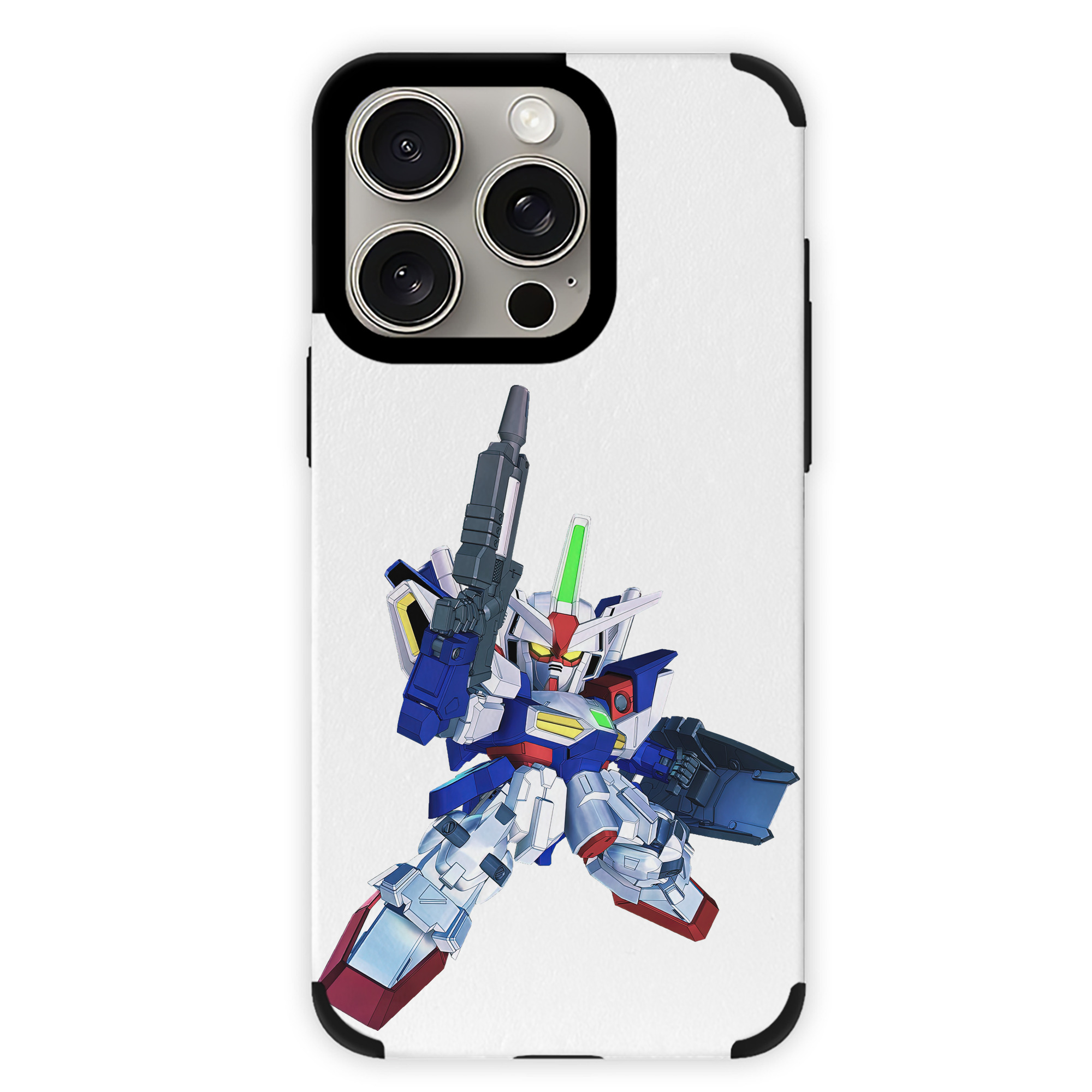 （画像用） 機動戦士ガンダム Mobile Suit Gundam 【iPhone15ProMax対応】 PUレザー スマホケース 耐衝撃＆黄変防止