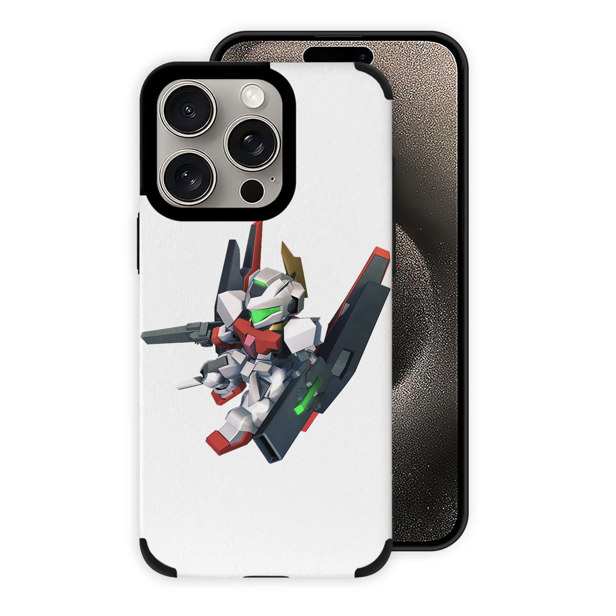 （画像用） 機動戦士ガンダム Mobile Suit Gundam 【iPhone15ProMax対応】 PUレザー スマホケース 耐衝撃＆黄変防止