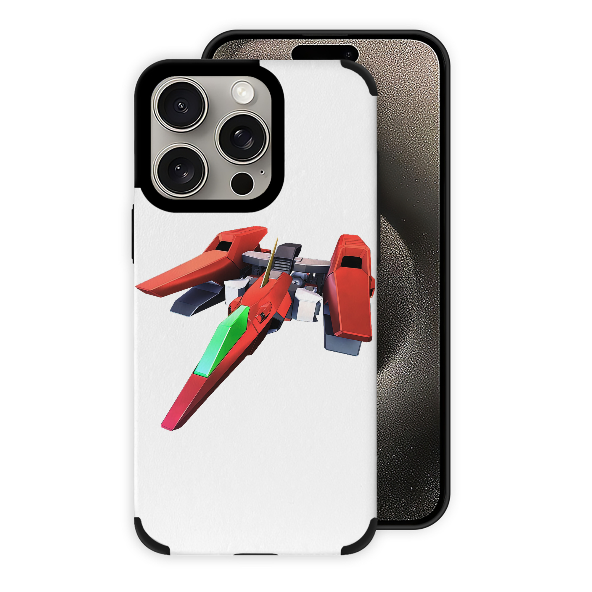 （画像用） 機動戦士ガンダム Mobile Suit Gundam 【iPhone15ProMax対応】 PUレザー スマホケース 耐衝撃＆黄変防止