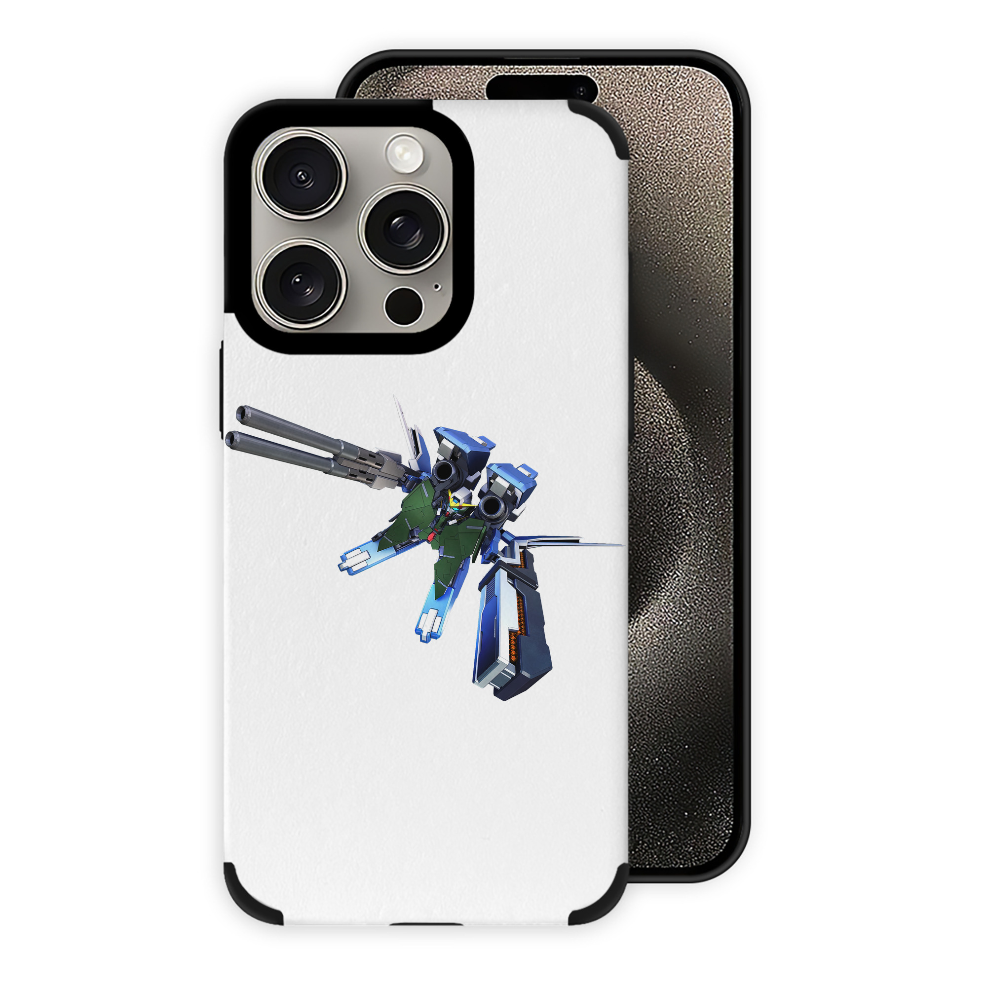 （画像用） 機動戦士ガンダム Mobile Suit Gundam 【iPhone15ProMax対応】 PUレザー スマホケース 耐衝撃＆黄変防止