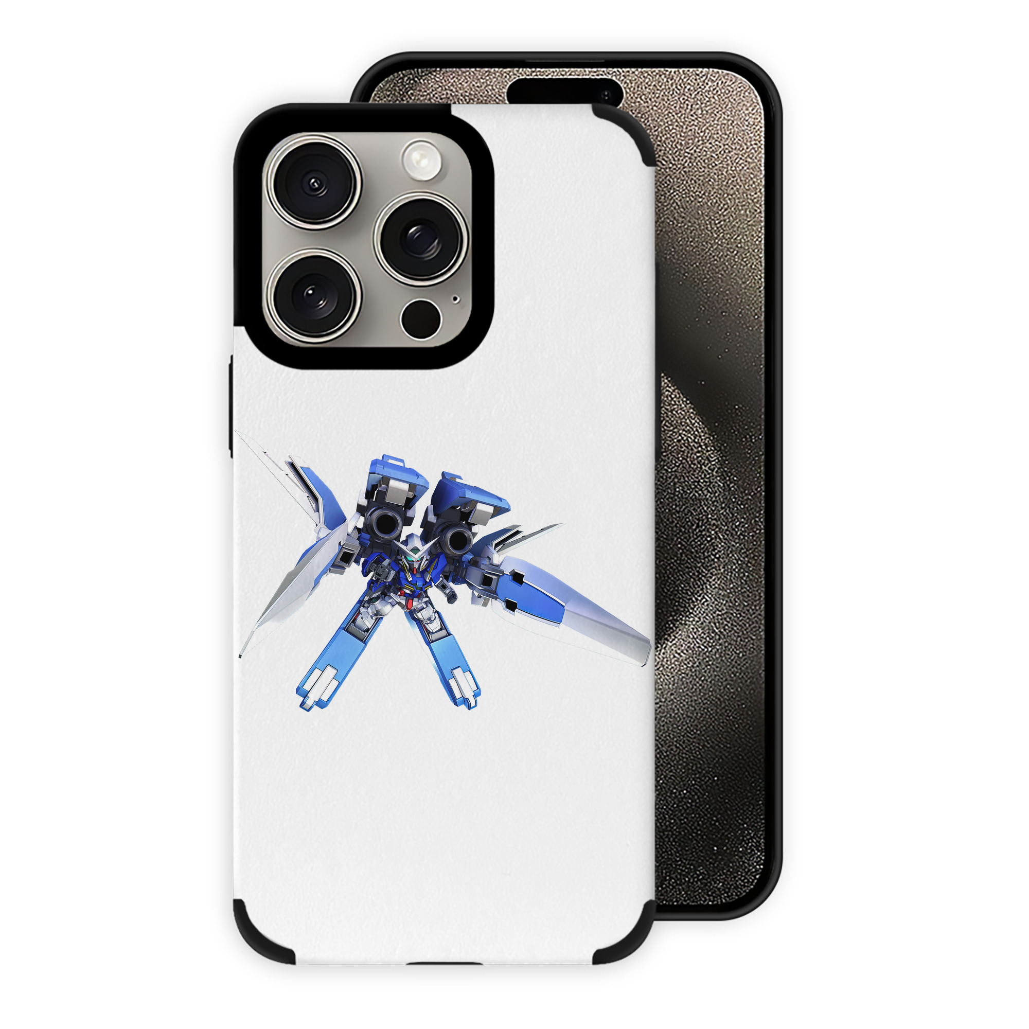 （画像用） 機動戦士ガンダム Mobile Suit Gundam 【iPhone15ProMax対応】 PUレザー スマホケース 耐衝撃＆黄変防止