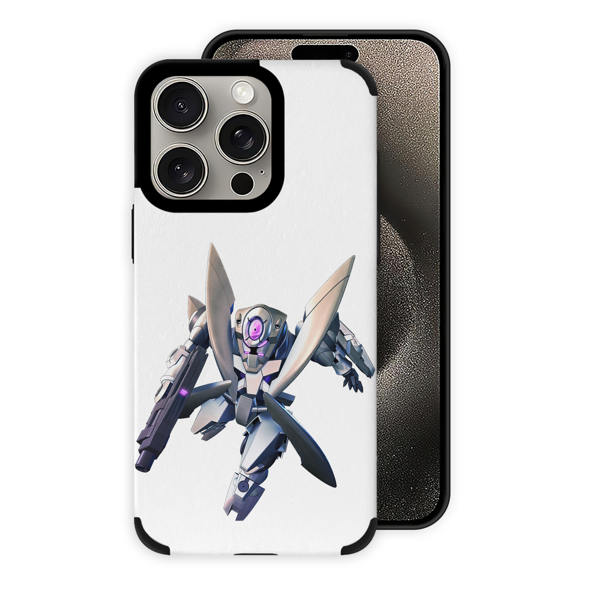 （画像用） 機動戦士ガンダム Mobile Suit Gundam 【iPhone15ProMax対応】 PUレザー スマホケース 耐衝撃＆黄変防止