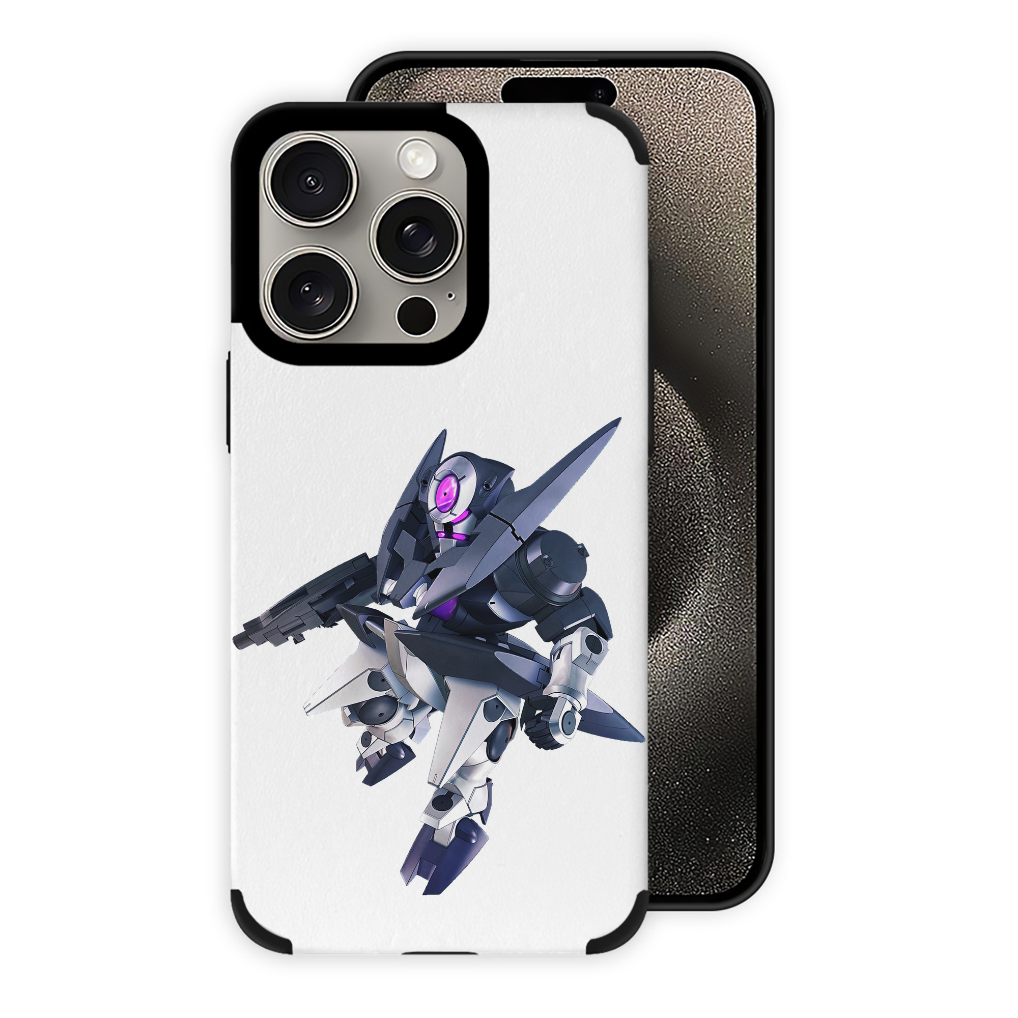 （画像用） 機動戦士ガンダム Mobile Suit Gundam 【iPhone15ProMax対応】 PUレザー スマホケース 耐衝撃＆黄変防止