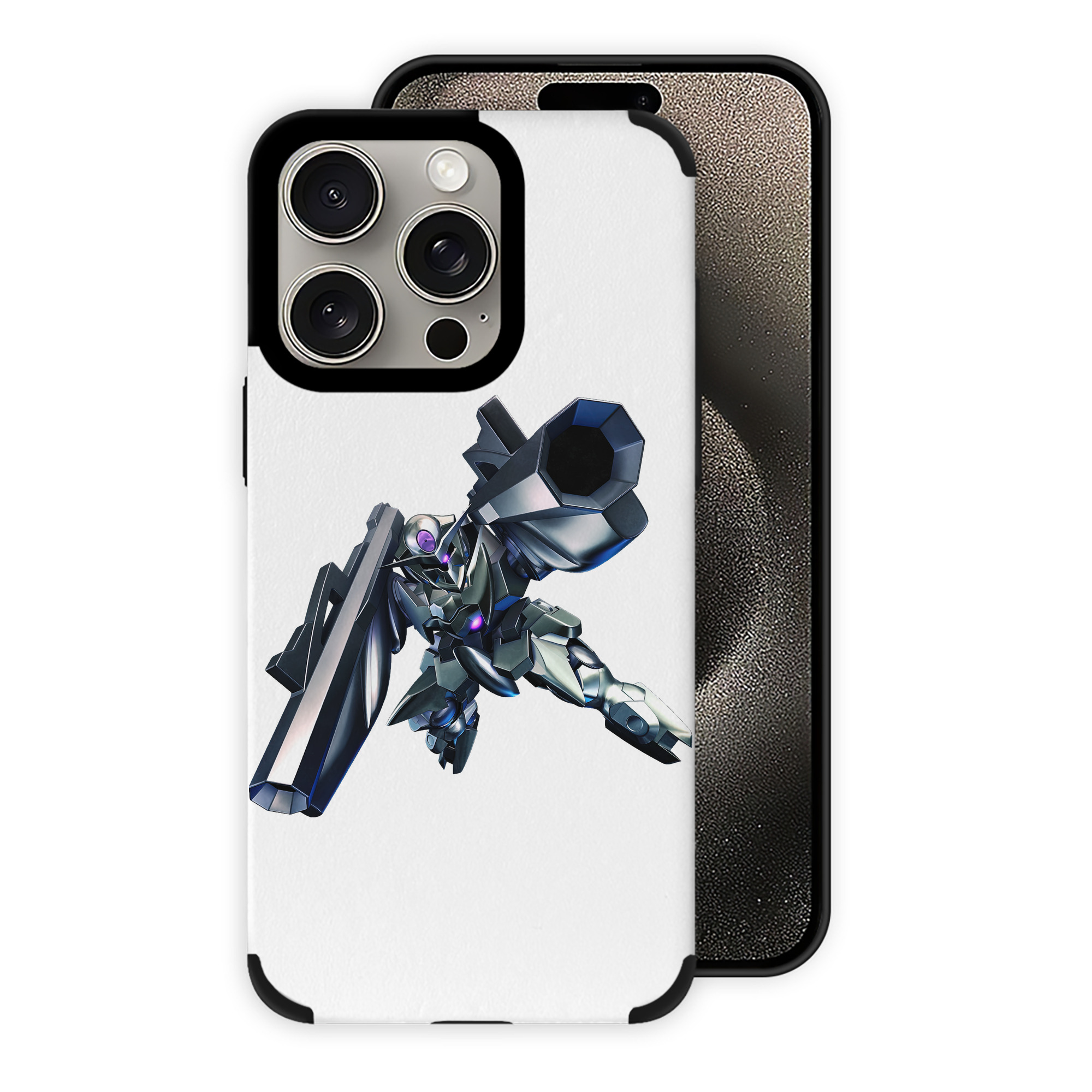（画像用） 機動戦士ガンダム Mobile Suit Gundam 【iPhone15ProMax対応】 PUレザー スマホケース 耐衝撃＆黄変防止