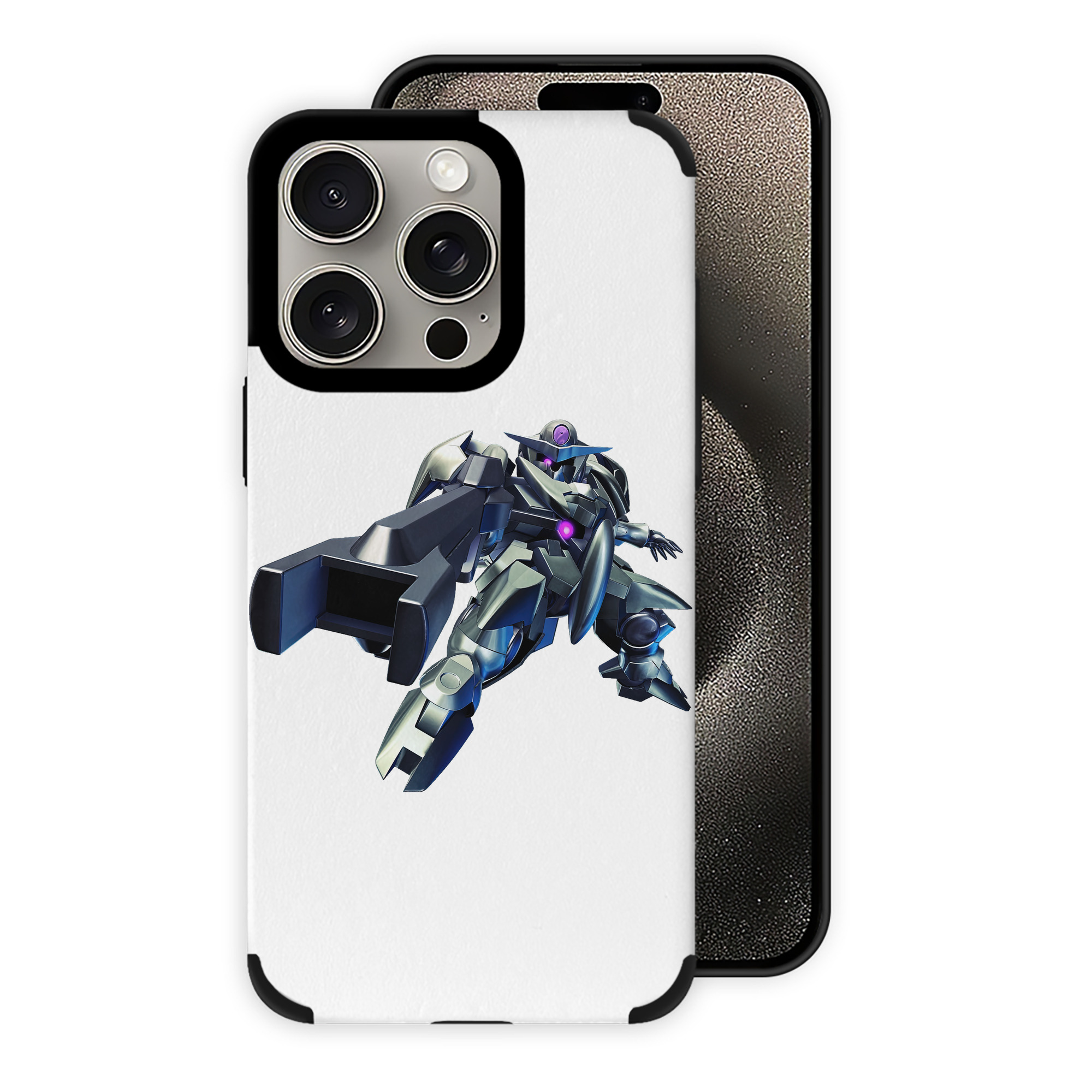 （画像用） 機動戦士ガンダム Mobile Suit Gundam 【iPhone15ProMax対応】 PUレザー スマホケース 耐衝撃＆黄変防止